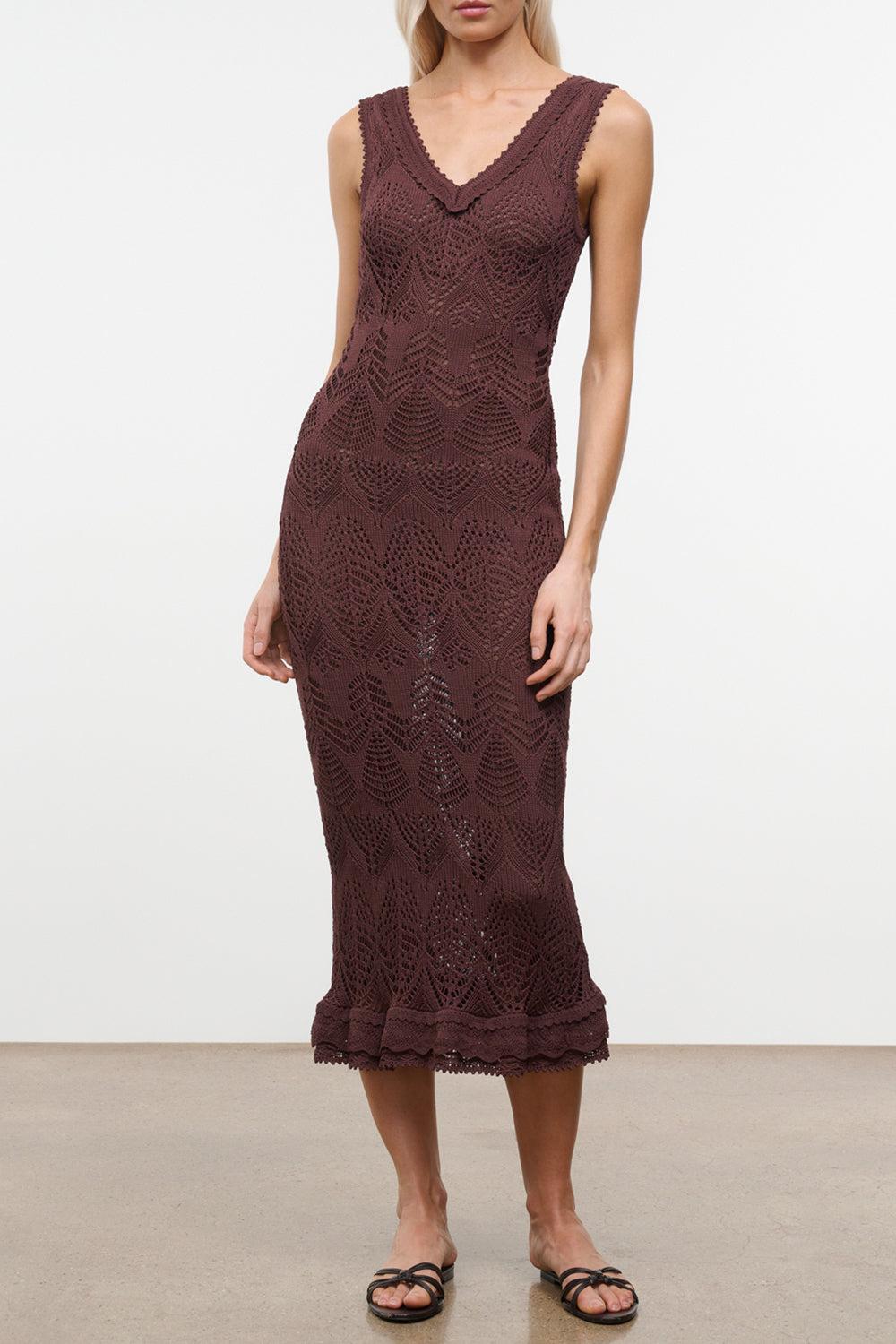Roan Dress-BROWN-XS-CLOTHINGDRESSCASUAL-STAUD