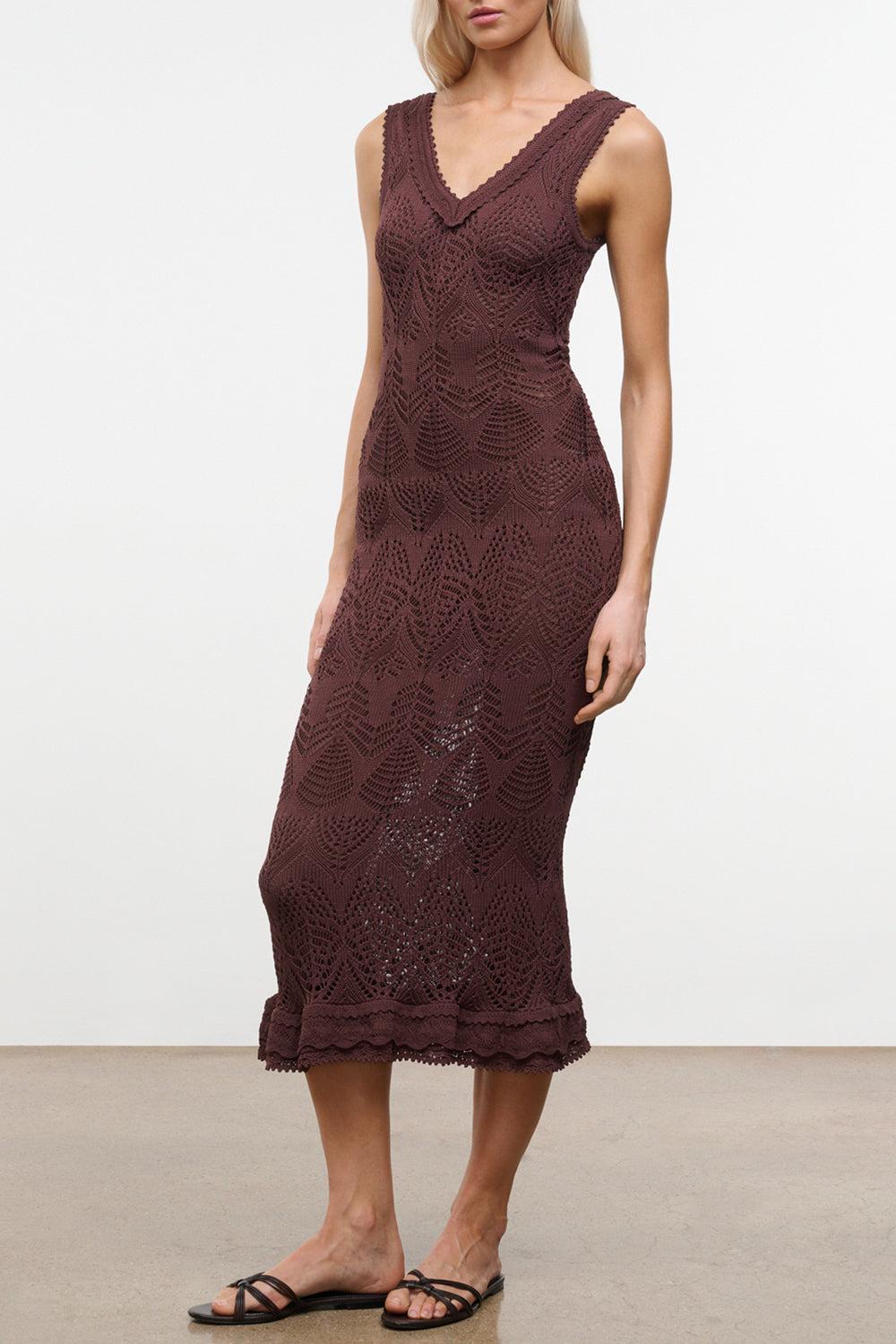 Roan Dress-BROWN-XS-CLOTHINGDRESSCASUAL-STAUD