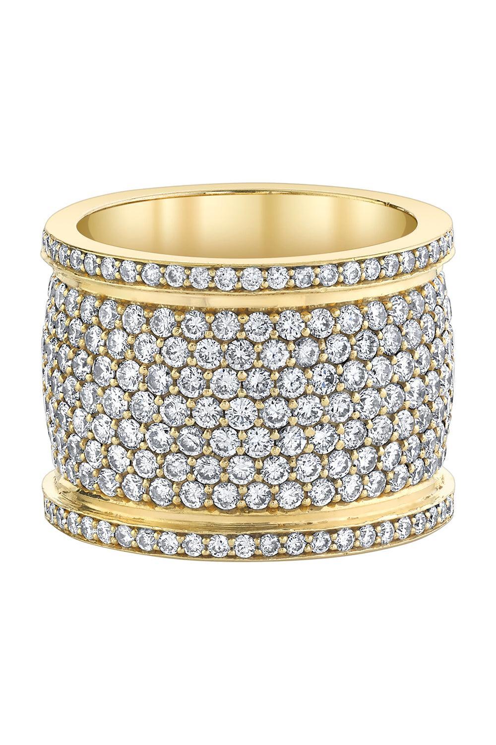 Diamond Cigar Ring-YELLOW GOLD-6-JEWELRYFINE JEWELRING-EMILY P WHEELER