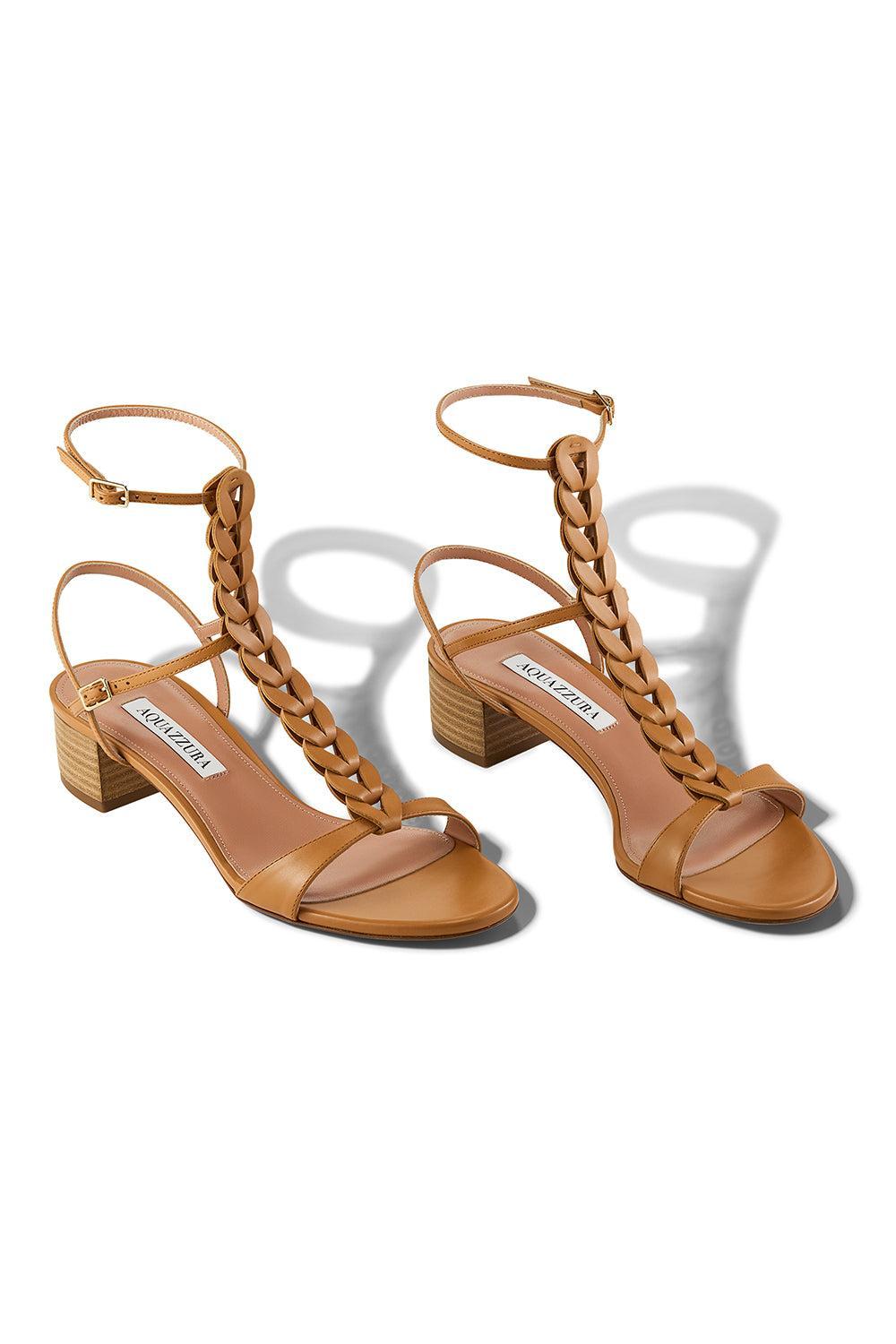Destiny Sandal 35-LTCARAML-36-SHOESANDAL-AQUAZZURA