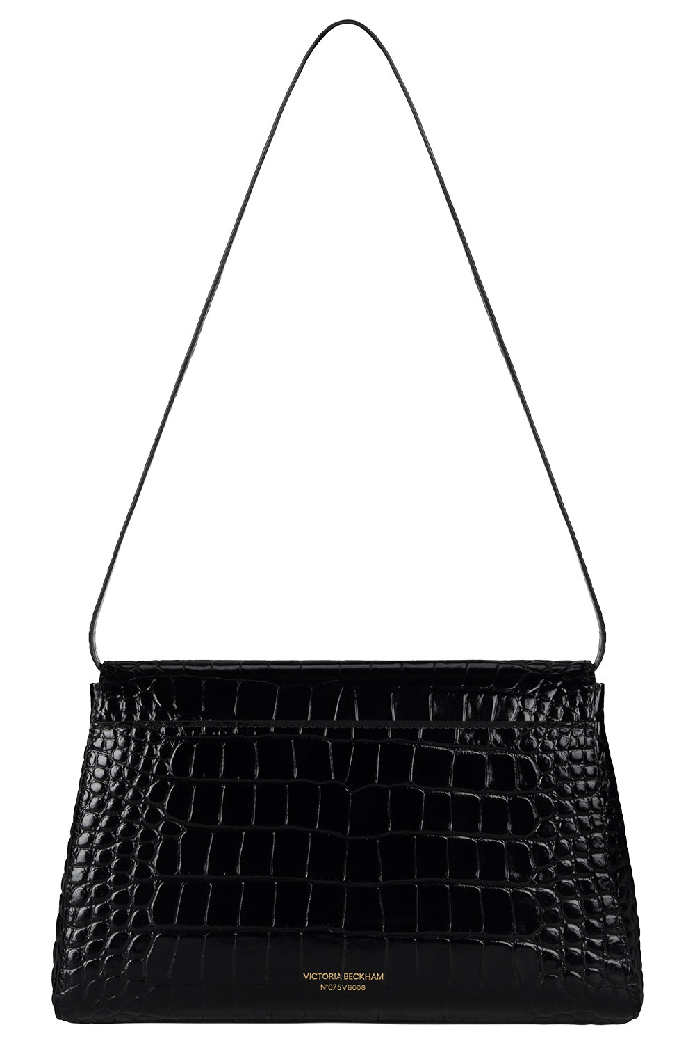 Dorian Trapeze Bag - Black-BLACK-HANDBAGSHOULDER-VICTORIA BECKHAM