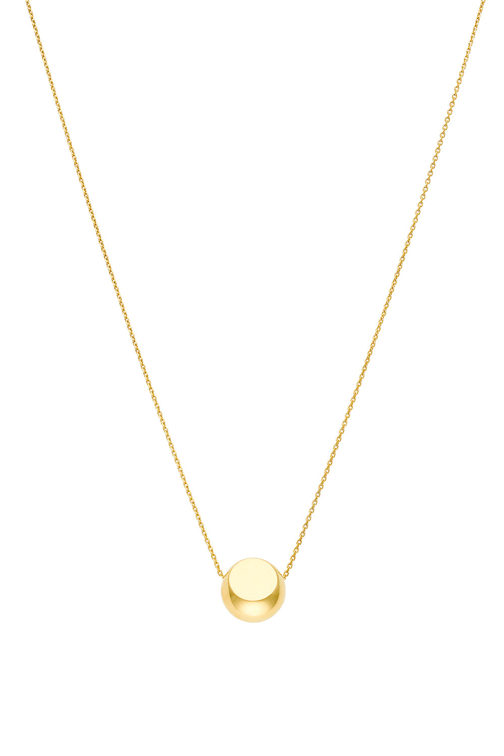 Semi-Orb Necklace - Yellow Gold