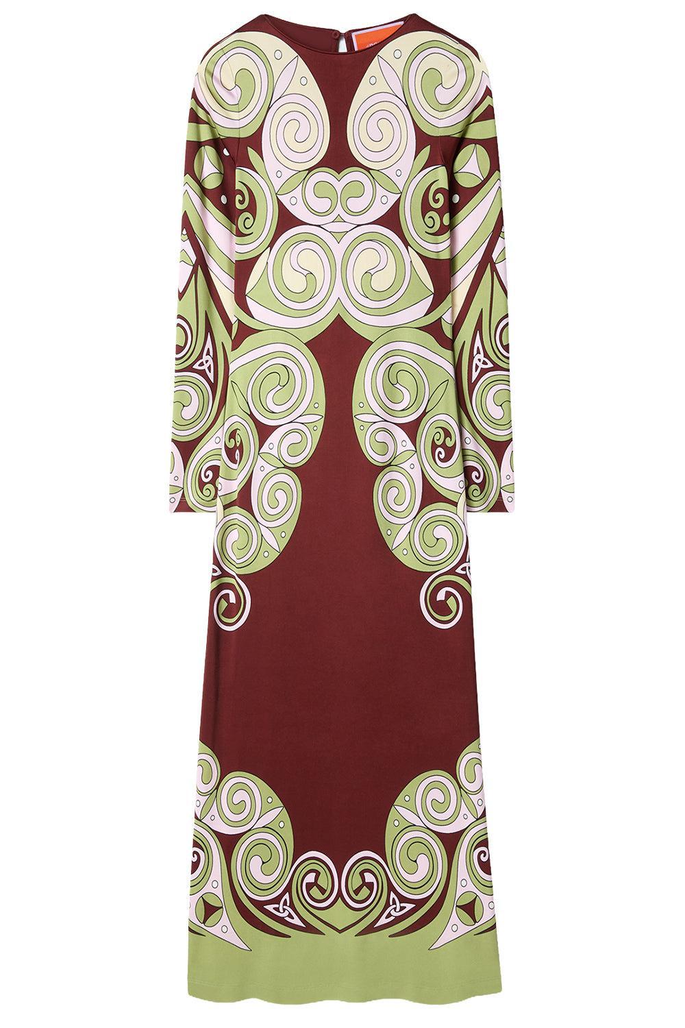  Super Swing Dress-GREEN-XS-CLOTHINGDRESSEVENING-LA DOUBLEJ 
