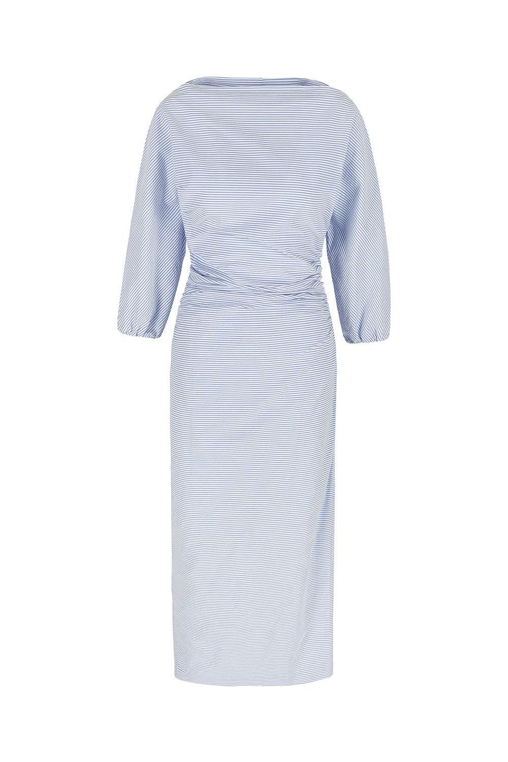Ezra Dress-BLUE/IVORY-36-CLOTHINGDRESSCASUAL-BERNADETTE