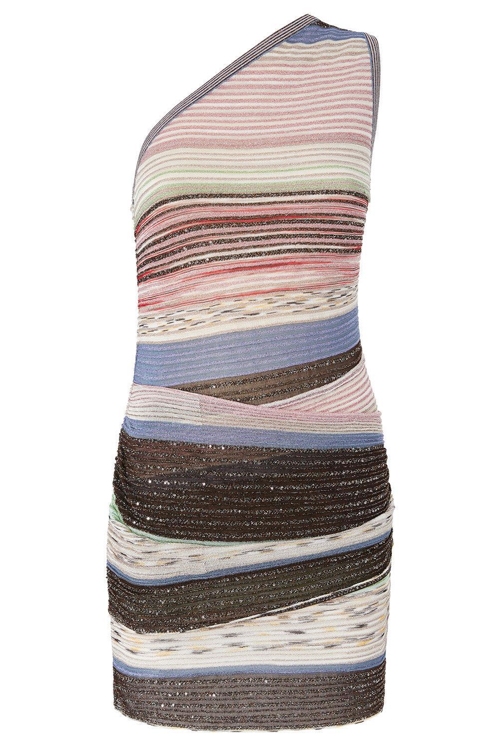 Sleeveless Short Dress-MULTI-38-CLOTHINGDRESSCASUAL-MISSONI