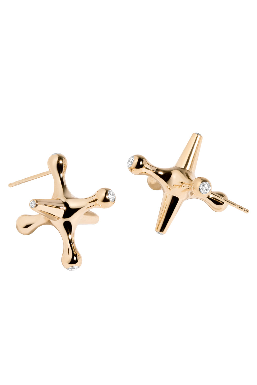 Diamond Reminisce Jacks Earrings