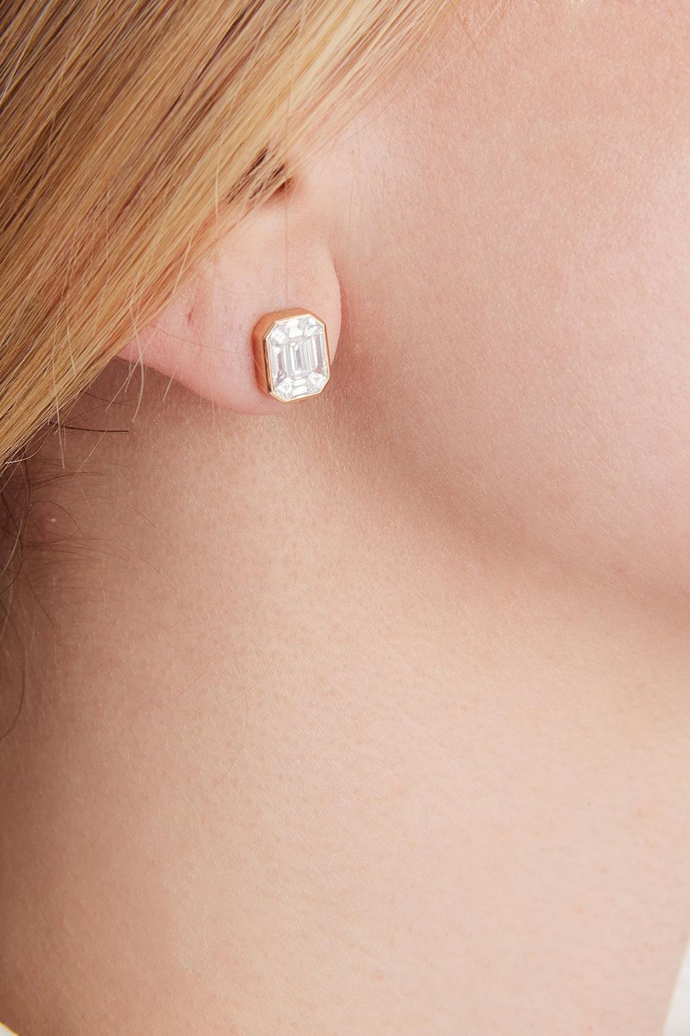 Thoby Illusion Stud Earrings-WHITE GOLD-JEWELRYFINE JEWELEARRING-WALTERS FAITH