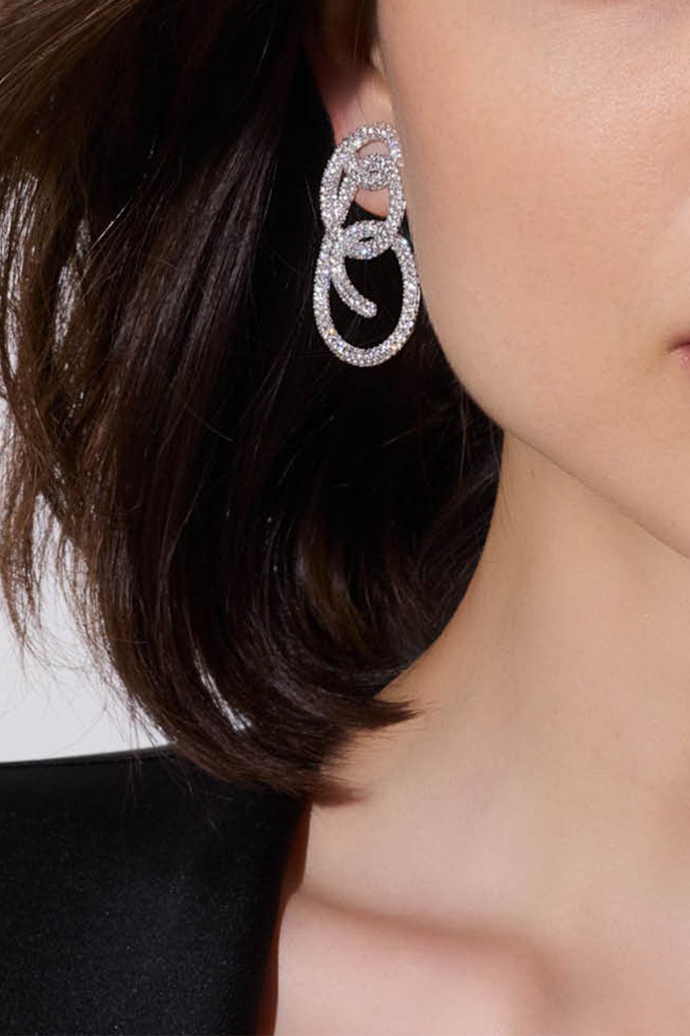 Diamond Thoby Spiral Earrings-WHITE GOLD-JEWELRYFINE JEWELEARRING-WALTERS FAITH