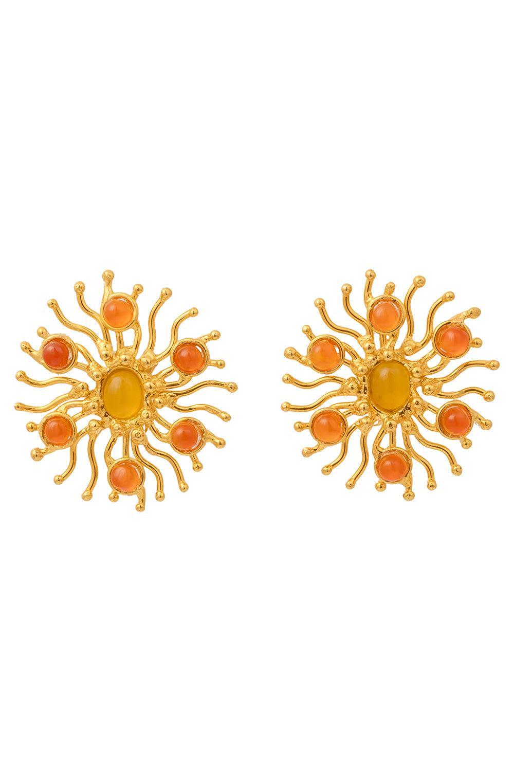 Carnaline Sunshine Earrings-YELLOW-JEWELRYBOUTIQUEEARRING-SYLVIA TOLEDANO