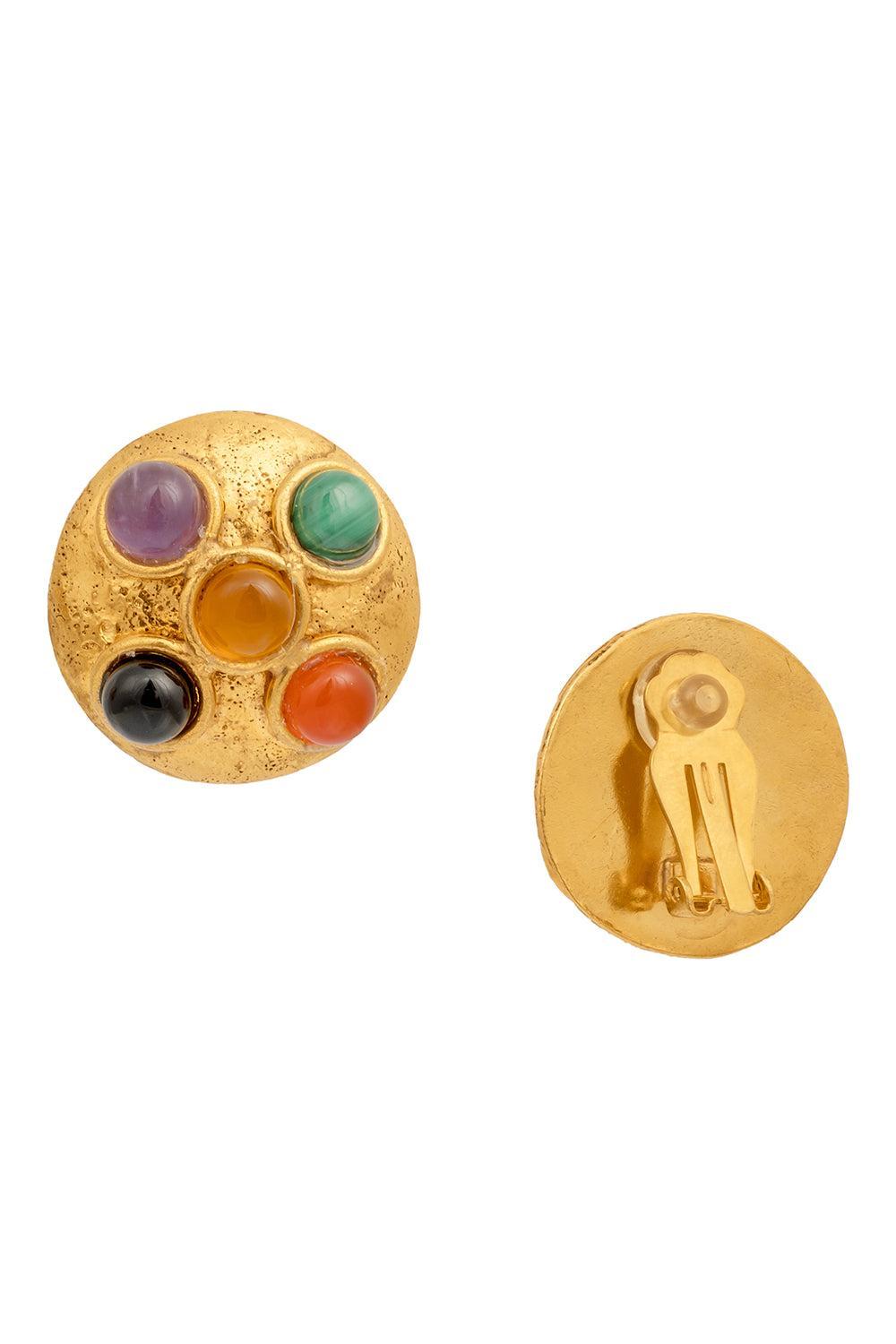 Multi Winter Theodora Earrings-YELLOW-JEWELRYBOUTIQUEEARRING-SYLVIA TOLEDANO