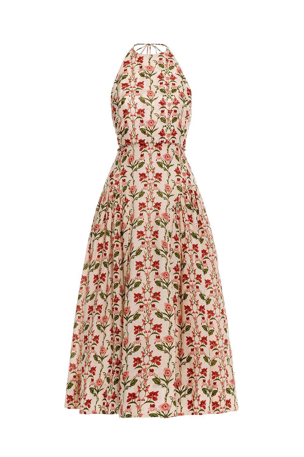 Balsa Canna Dress-MULTI-XS-CLOTHINGDRESSCASUAL-AGUA BY AGUA BENDITA