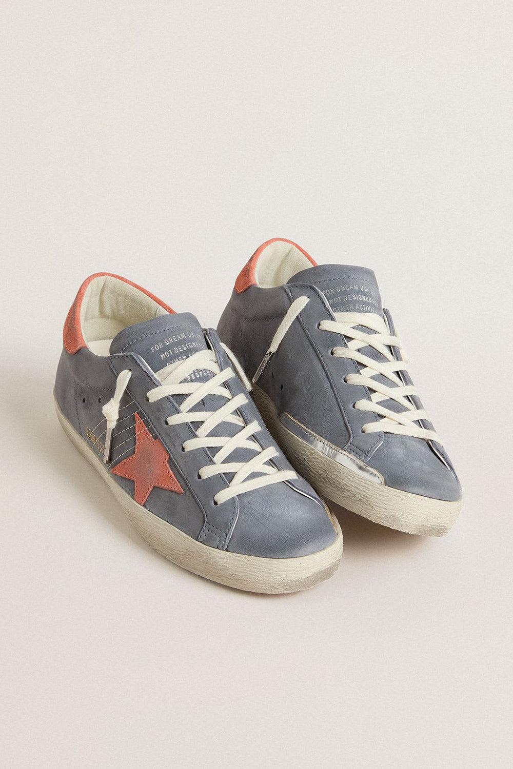 Super Star Nabuk Star Sneaker-LTPNKBLU-36-SHOESNEAKER-GOLDEN GOOSE