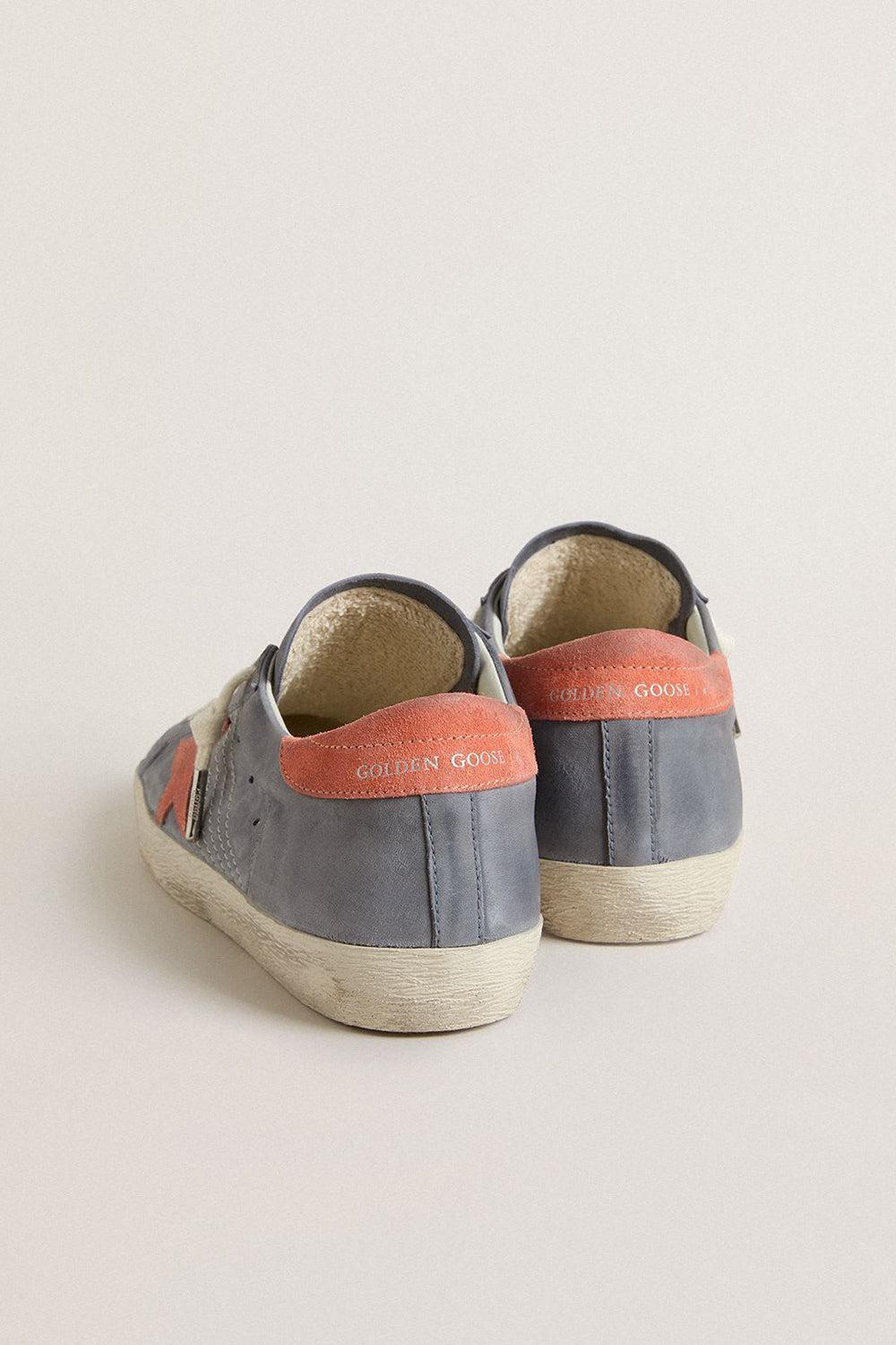 Super Star Nabuk Star Sneaker-LTPNKBLU-36-SHOESNEAKER-GOLDEN GOOSE