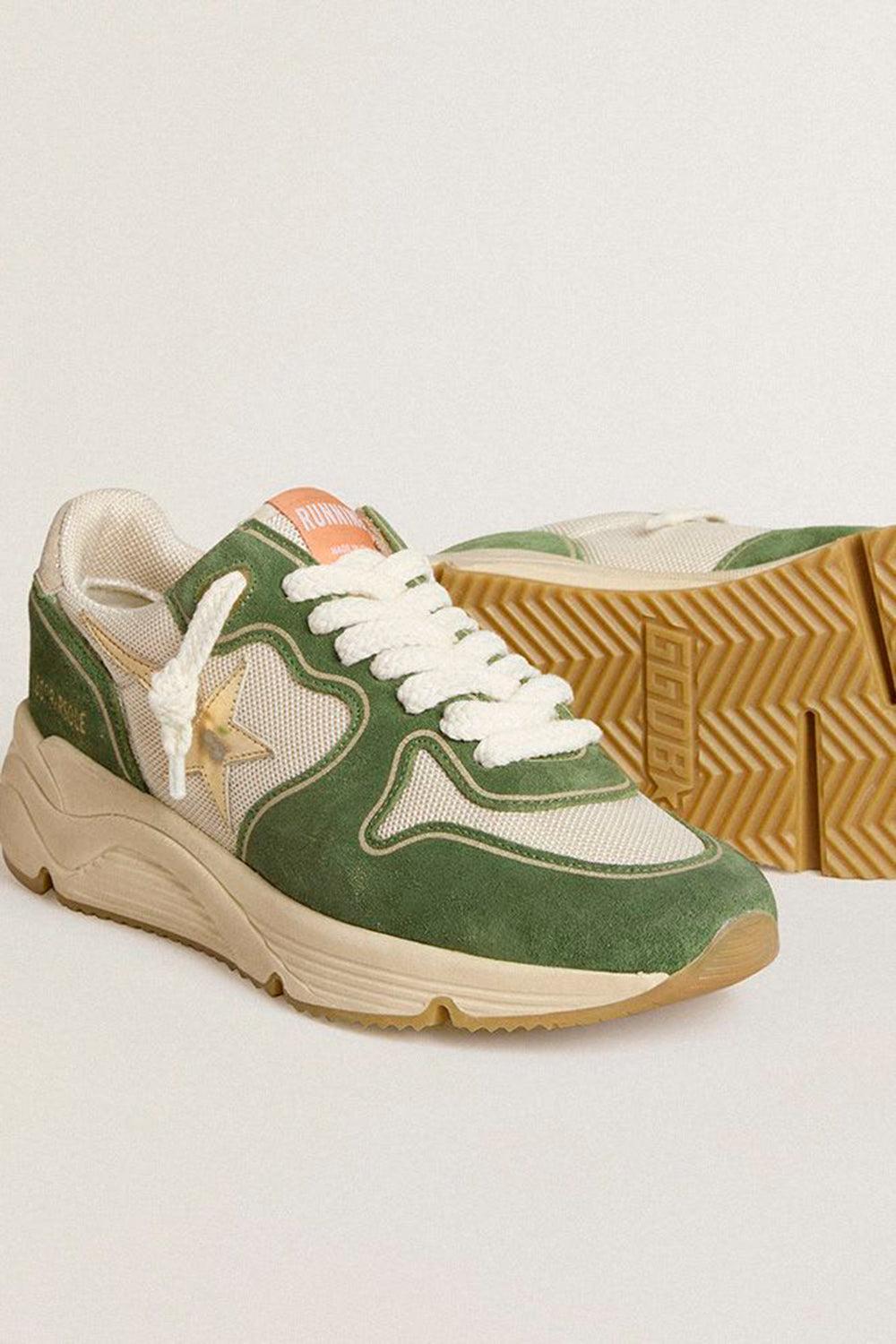 Running Sole Star Sneaker-CRMGRNPL-36-SHOESNEAKER-GOLDEN GOOSE