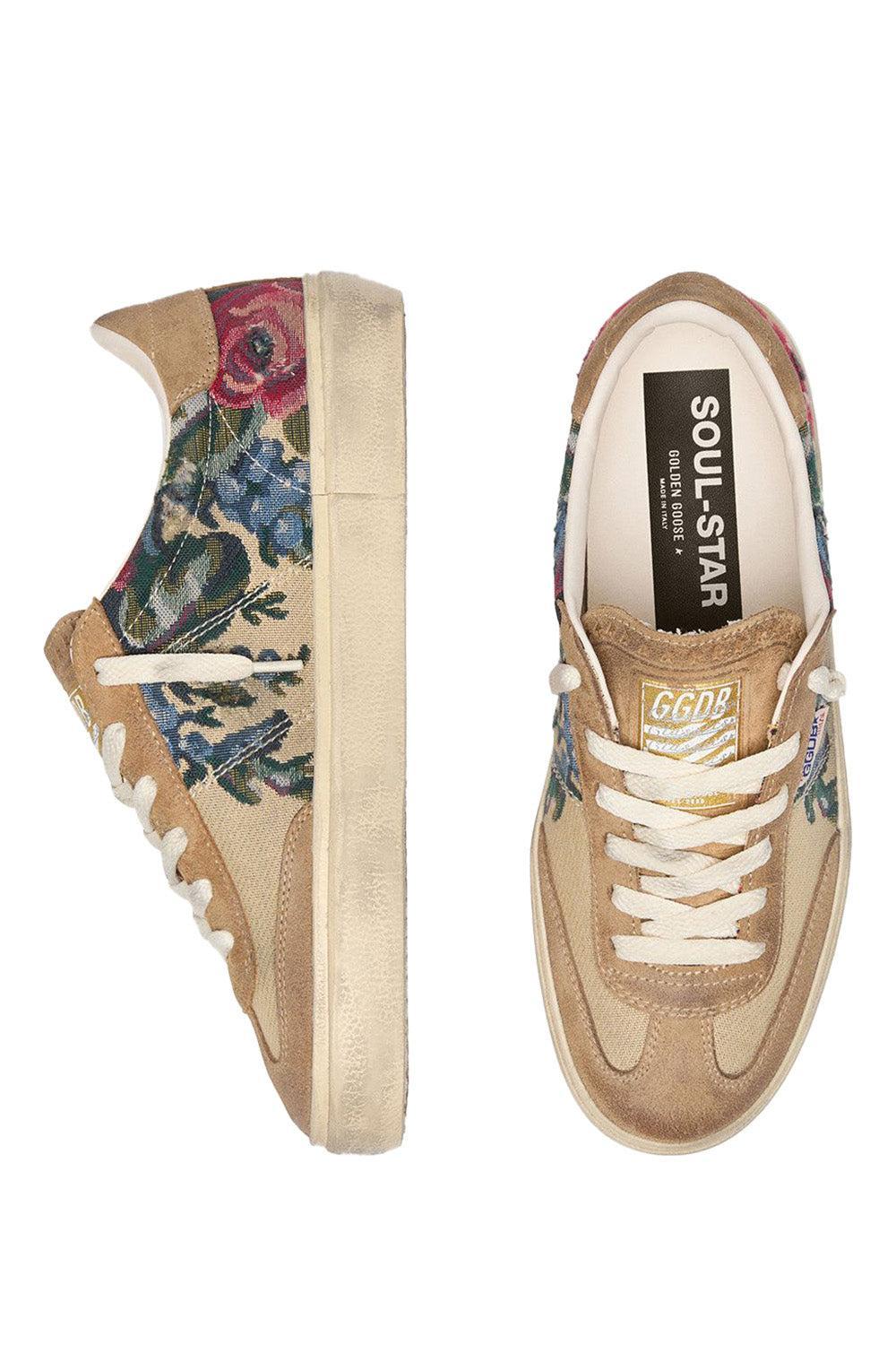 Soul-Star Floral Sneaker-CREAM-36-SHOESNEAKER-GOLDEN GOOSE