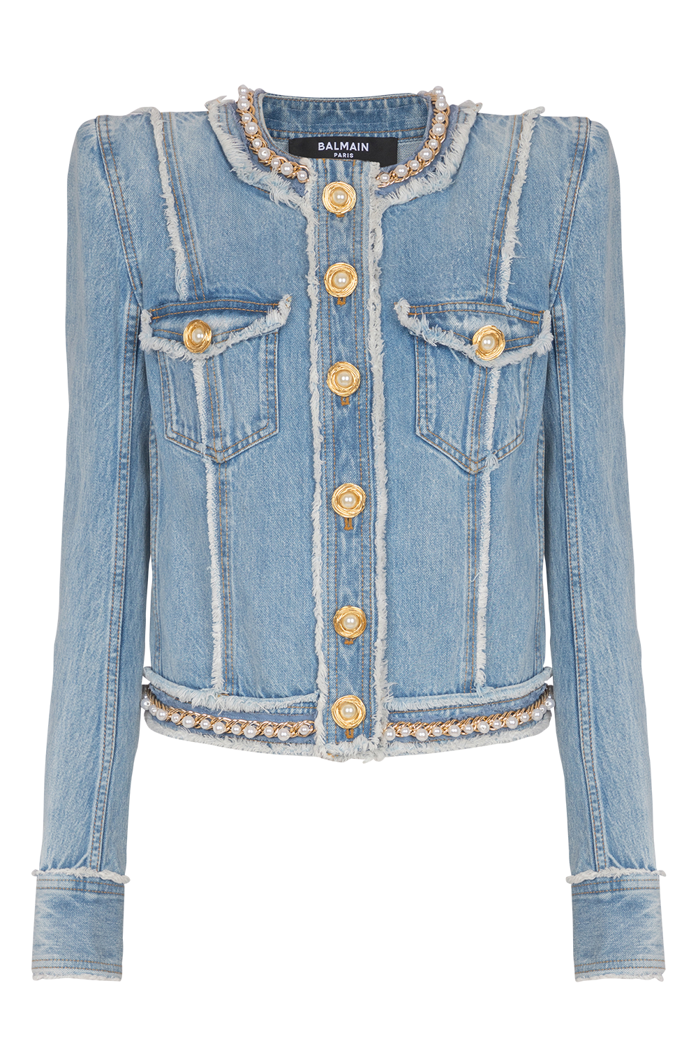 Raw Edge Denim Jacket