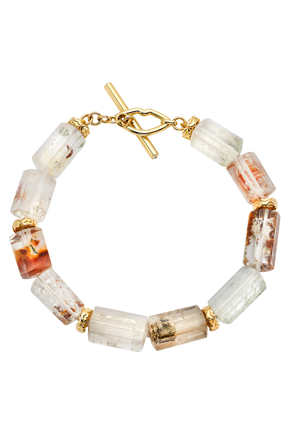  Diamond Quartz Garden Lip Bracelet-YELLOW GOLD-8.5-JEWELRYFINE JEWELBRACELET O-EDINA KISS 