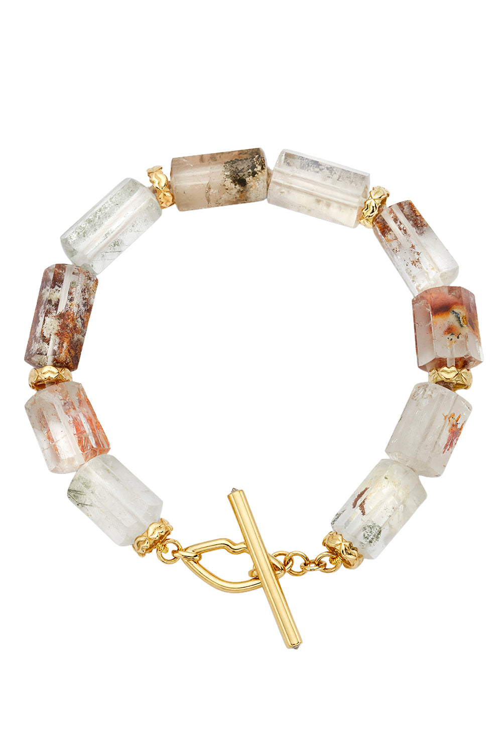  Diamond Quartz Garden Lip Bracelet-YELLOW GOLD-8.5-JEWELRYFINE JEWELBRACELET O-EDINA KISS 