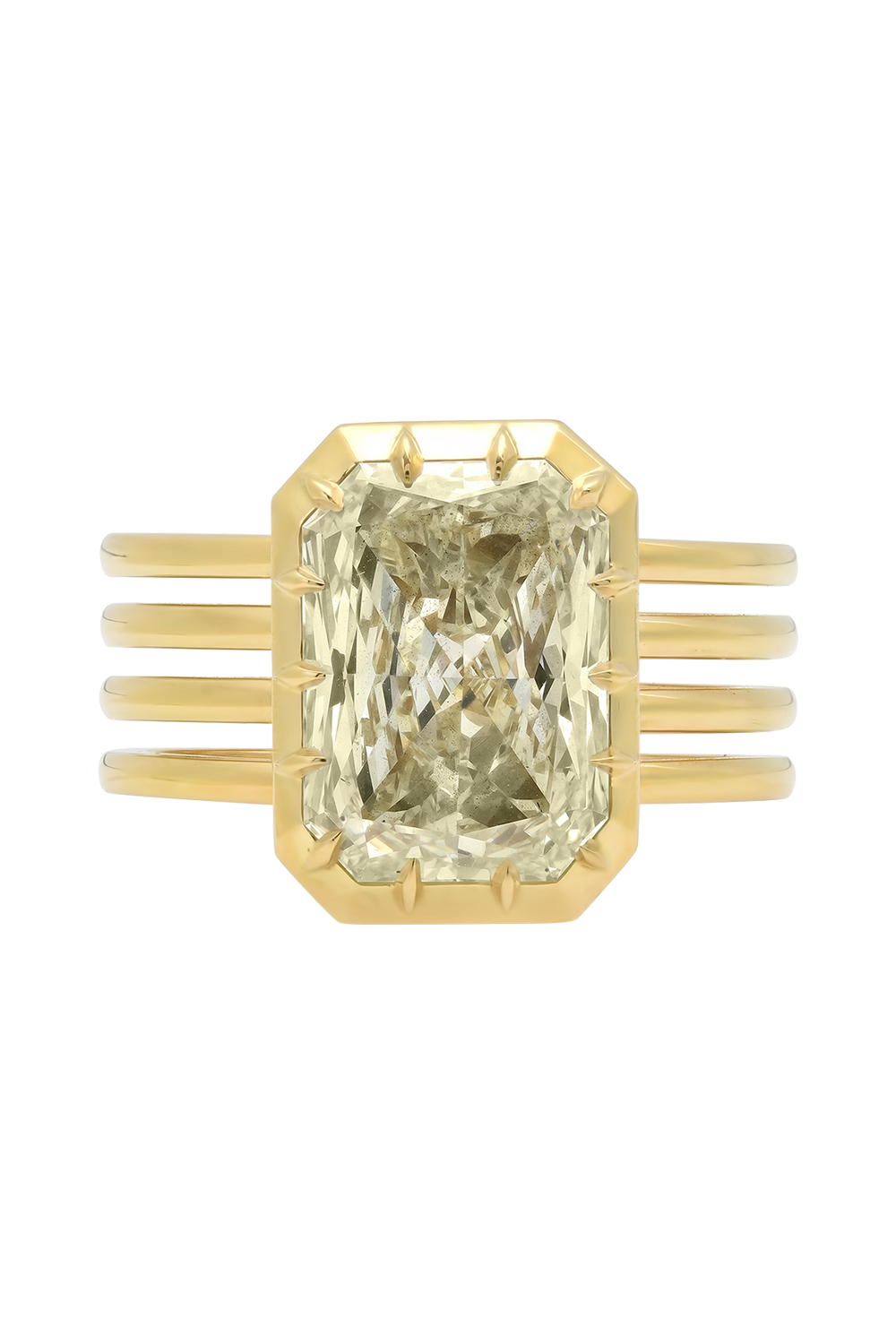 Diamond Essence Triple Band Ring