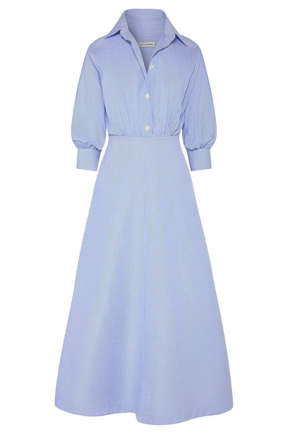 Eleanor Dress-STRIPE-38-CLOTHINGDRESSCASUAL-ALTUZARRA