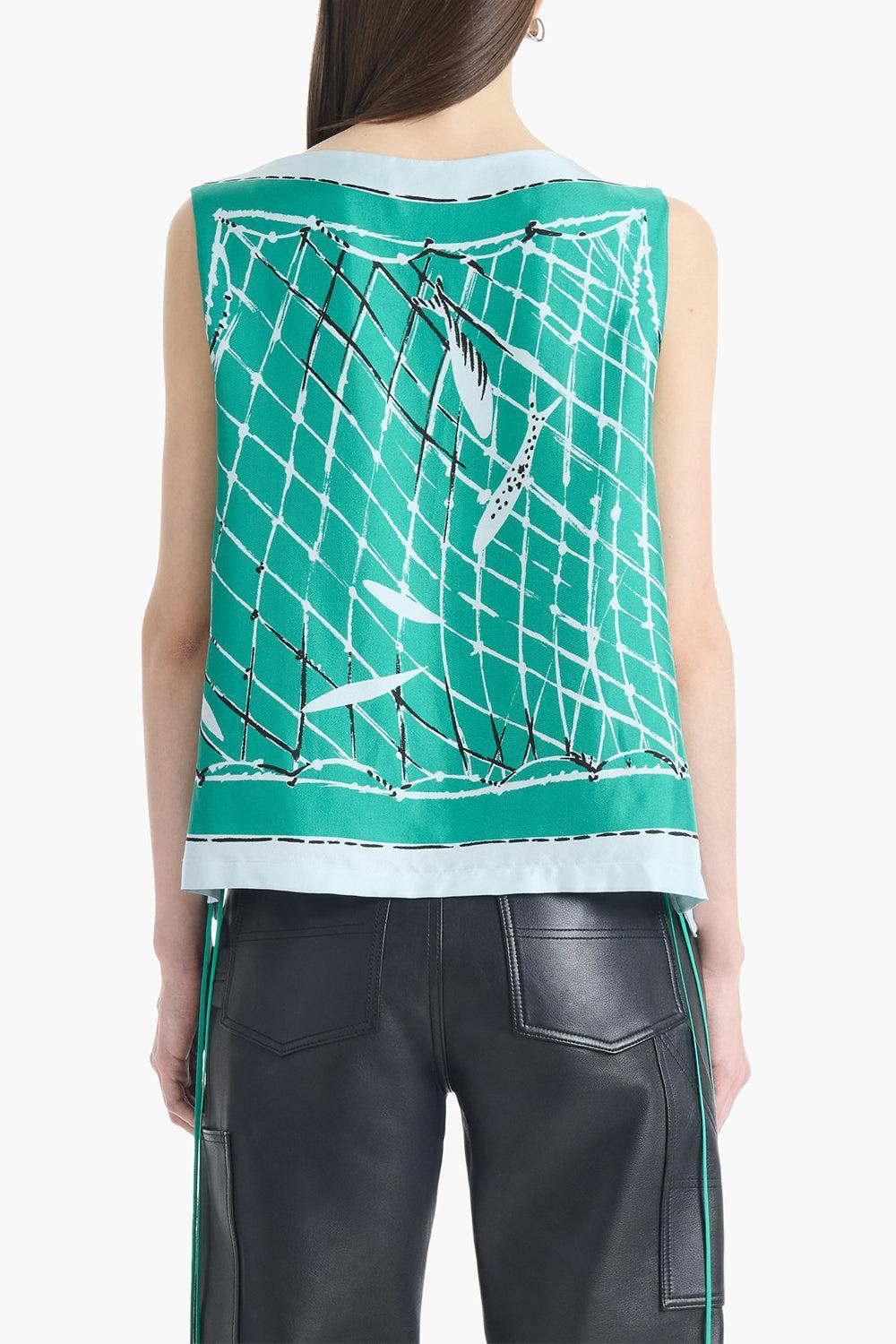 Siggi Top-GREEN-36-CLOTHINGTOPBLOUSE-ALTUZARRA