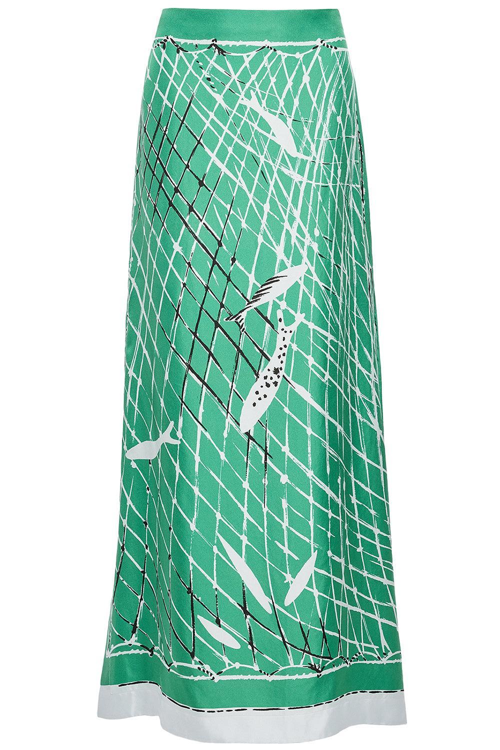 Linnie Skirt-GREEN-36-CLOTHINGSKIRTMIDI-ALTUZARRA