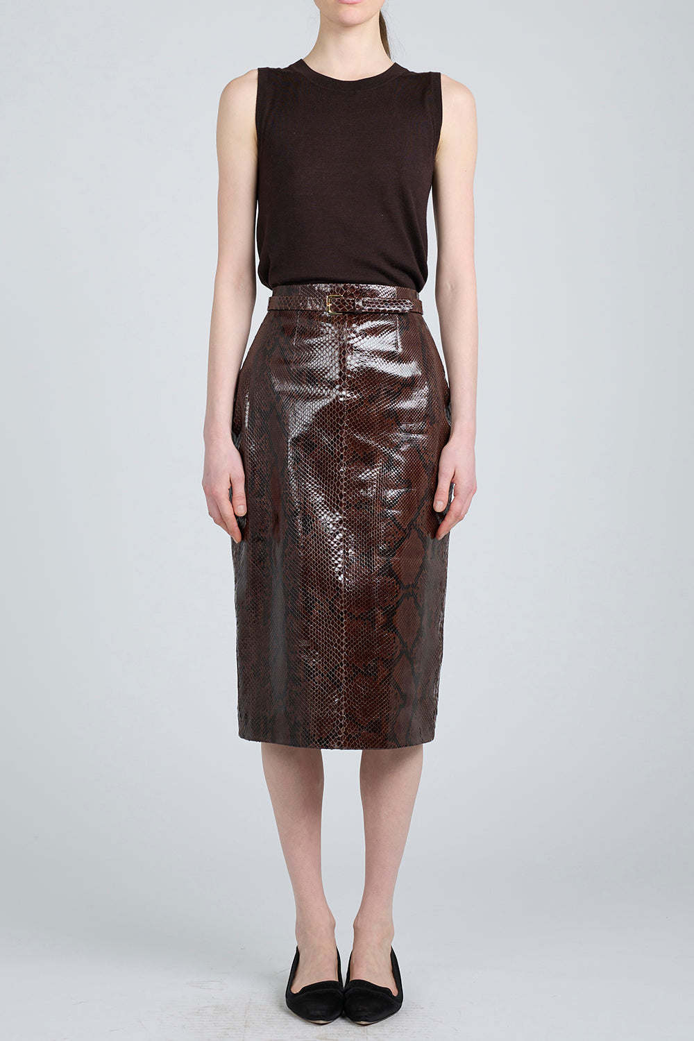 Rei Leather Skirt-BROWN-4-CLOTHINGSKIRTMIDI-ADAM LIPPES