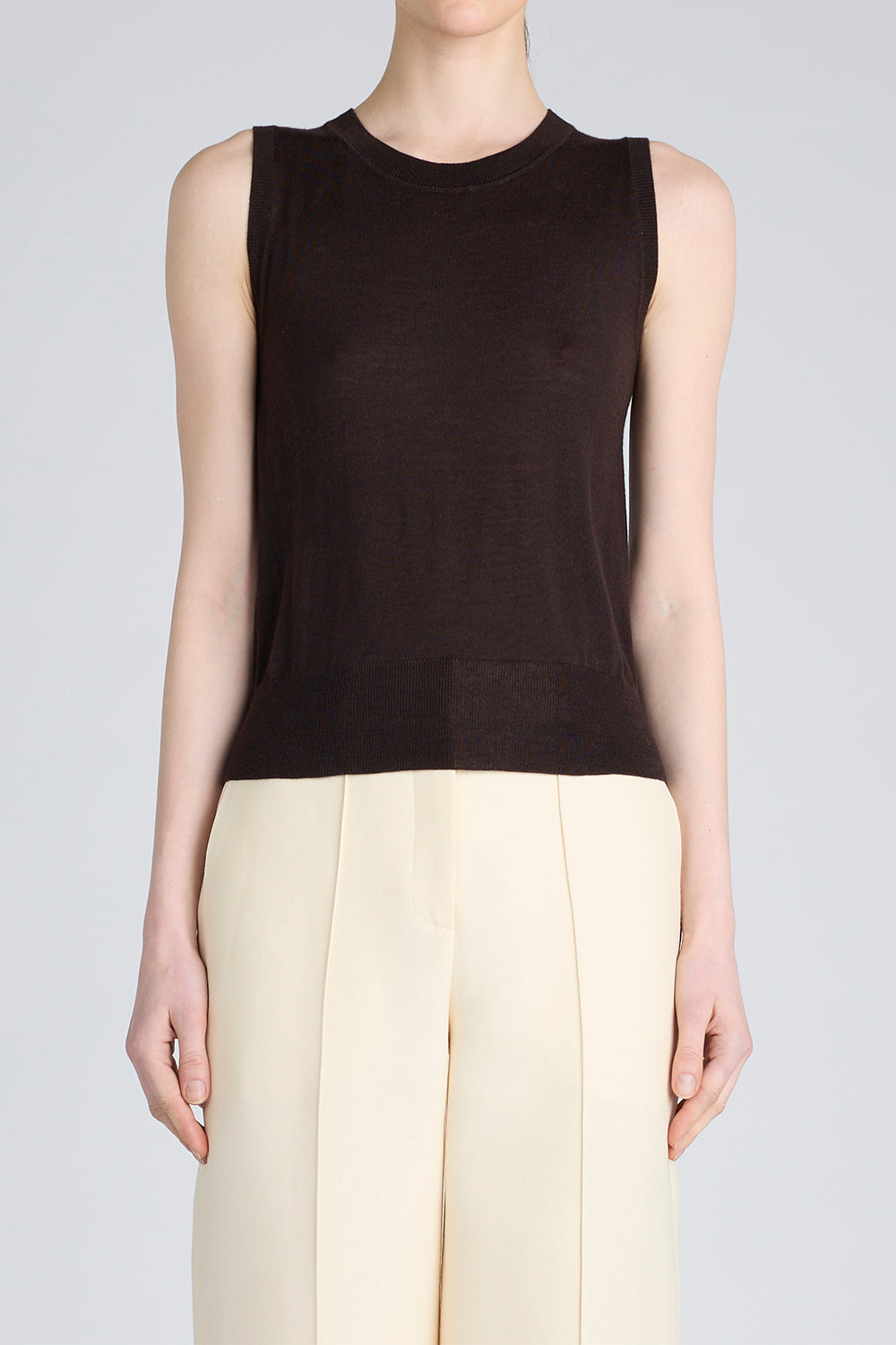 Ava Top - Espresso-BROWN-S-CLOTHINGTOPTANK-ADAM LIPPES