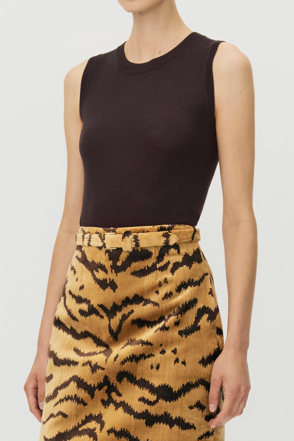 Ava Top - Espresso-BROWN-S-CLOTHINGTOPTANK-ADAM LIPPES