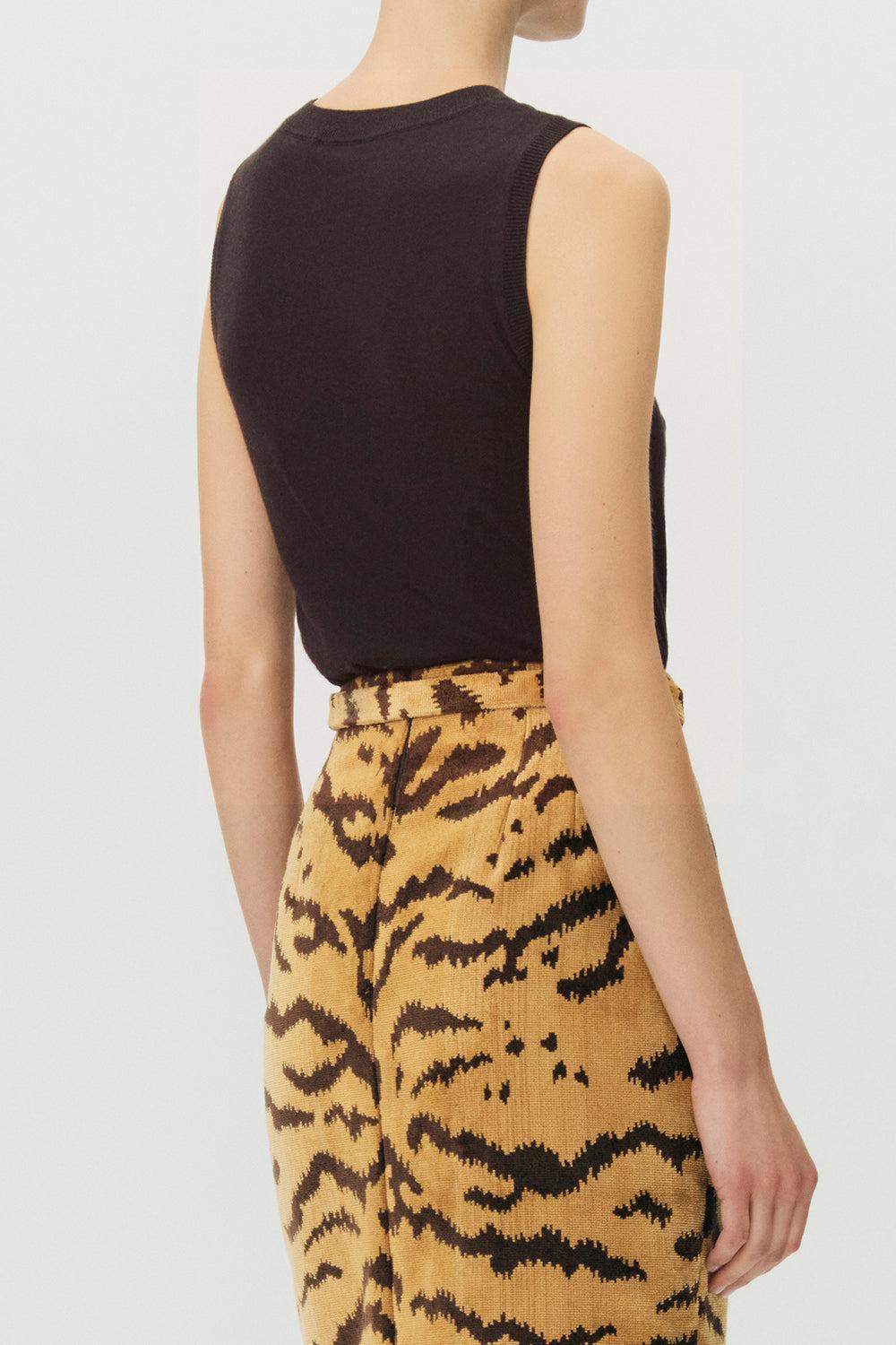 Ava Top - Espresso-BROWN-S-CLOTHINGTOPTANK-ADAM LIPPES