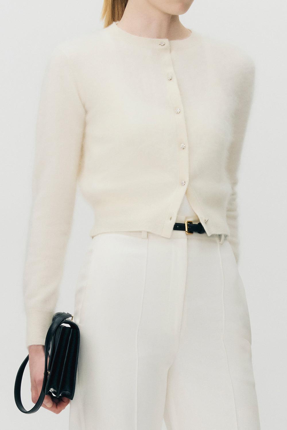 Cruz Cardigan - White-WHITE-XS-CLOTHINGTOPCARDIGAN-ADAM LIPPES