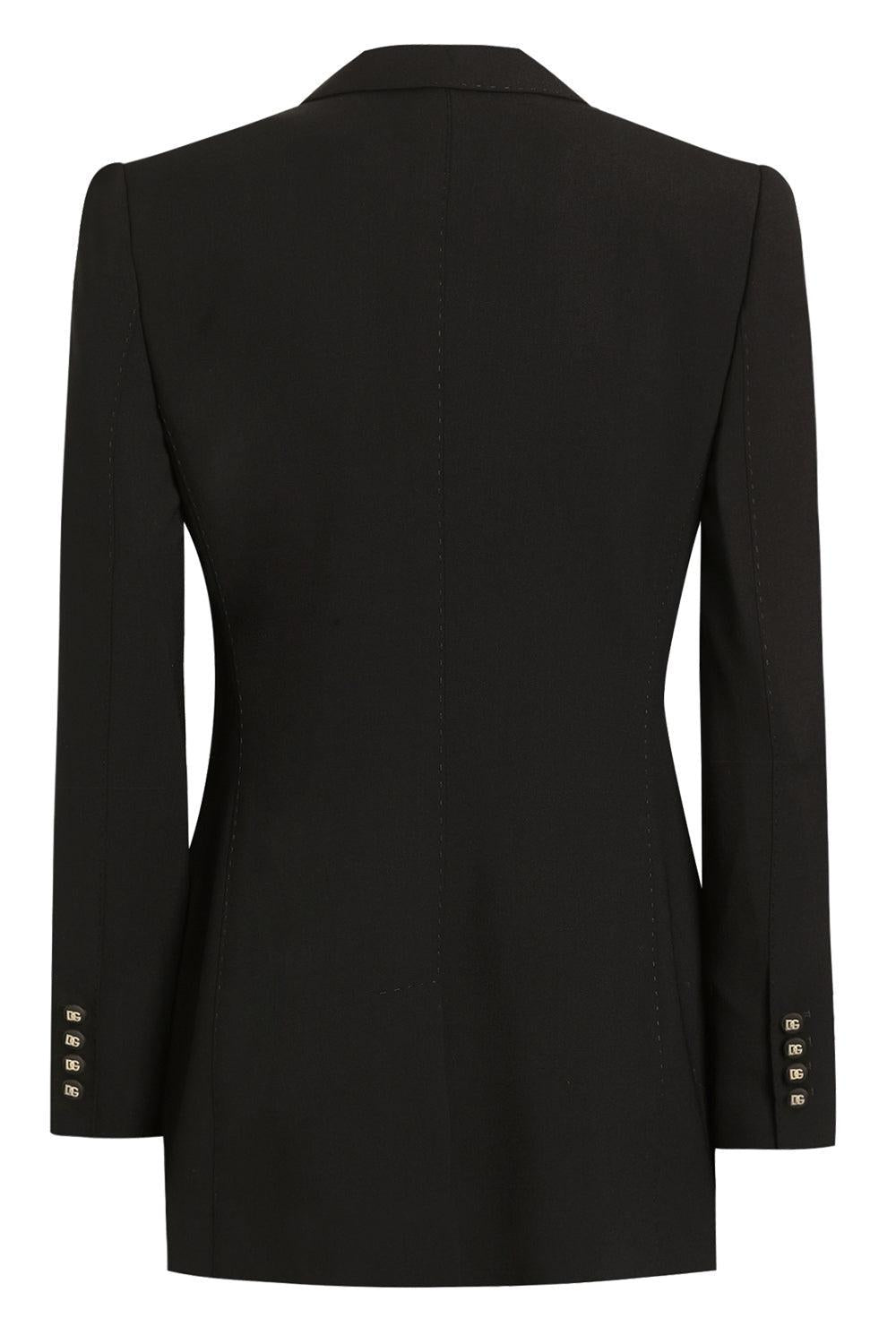 Turlington Jacket-BLACK-40-CLOTHINGJACKETBLAZERS-DOLCE & GABBANA
