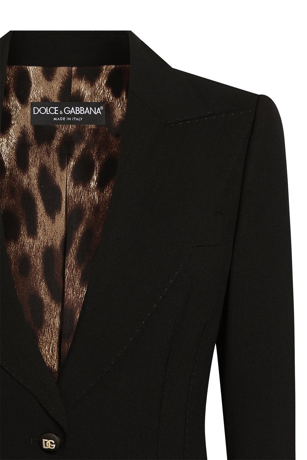 Turlington Jacket-BLACK-40-CLOTHINGJACKETBLAZERS-DOLCE & GABBANA