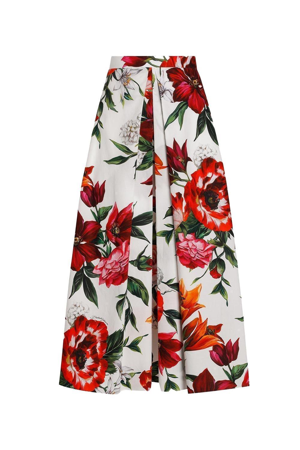 Pleated Midi Skirt-WHANEMN-38-CLOTHINGSKIRTMIDI-DOLCE & GABBANA