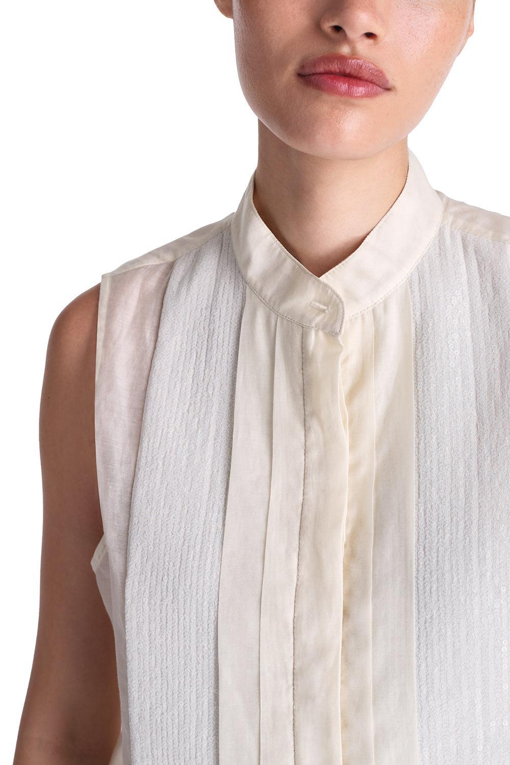 Adele Crinkle Top-IVORY-XS-CLOTHINGTOPBLOUSE-TWP