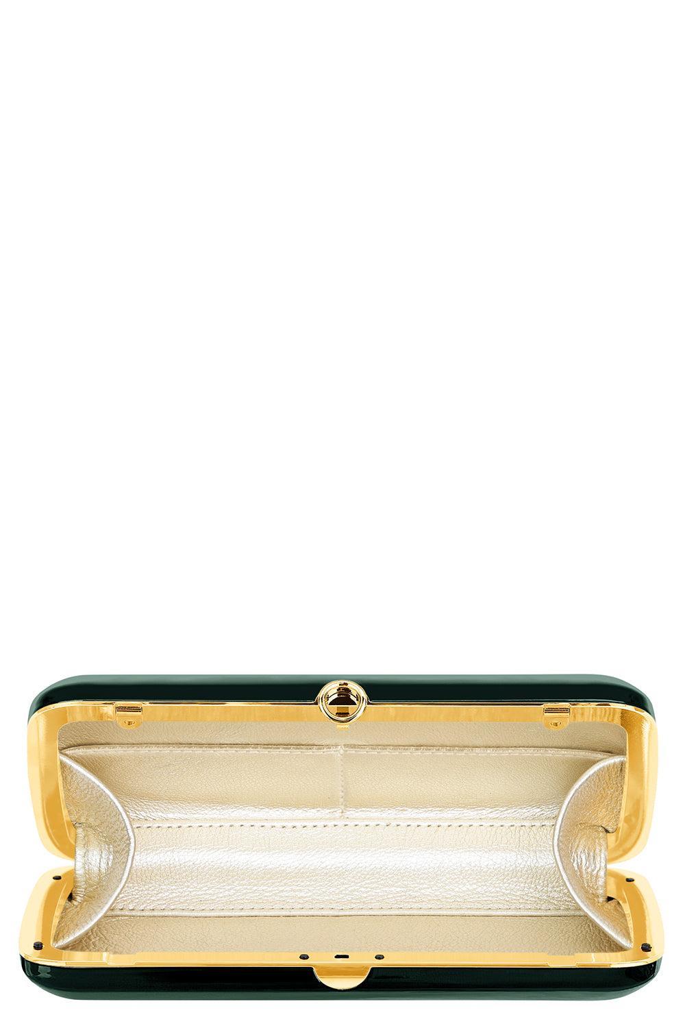 Finley Clutch - British Racing Green-GREEN-O/S-HANDBAGCLUTCHES-JEFFREY LEVINSON