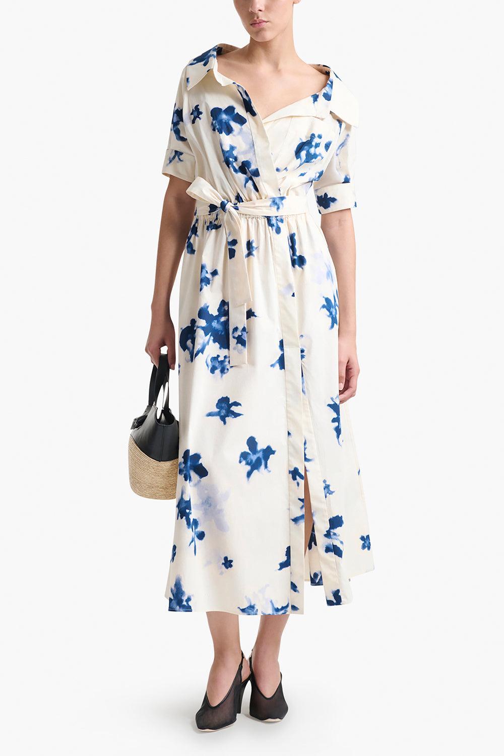 Lydia Dress-BERRY BLUE FLORAL-34-CLOTHINGDRESSCASUAL-ALTUZARRA