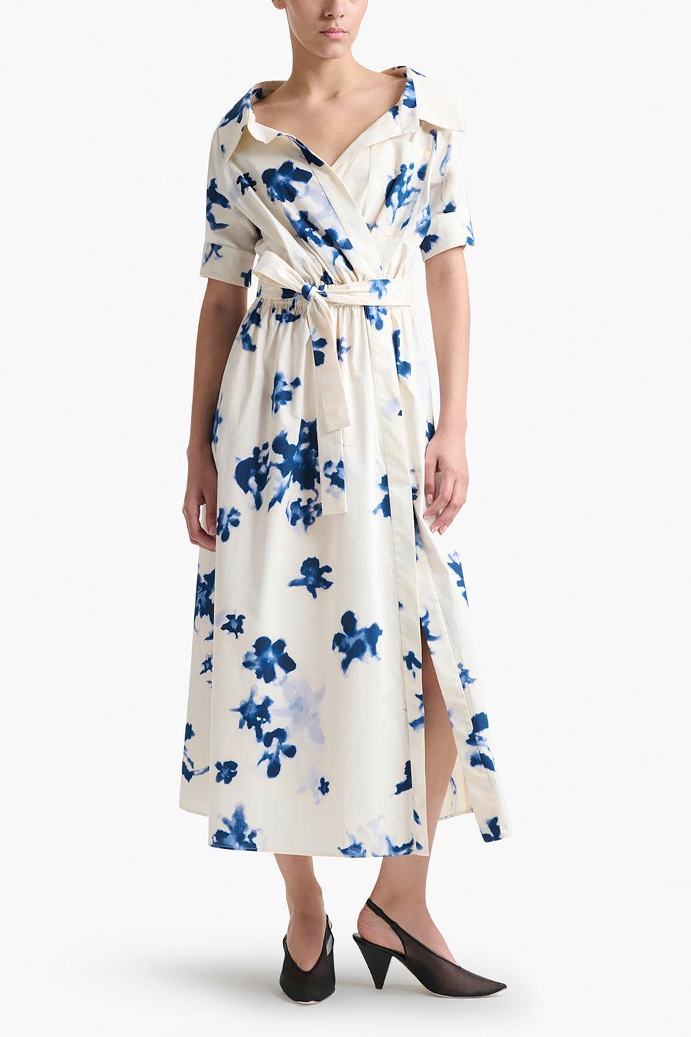 Lydia Dress-BERRY BLUE FLORAL-34-CLOTHINGDRESSCASUAL-ALTUZARRA