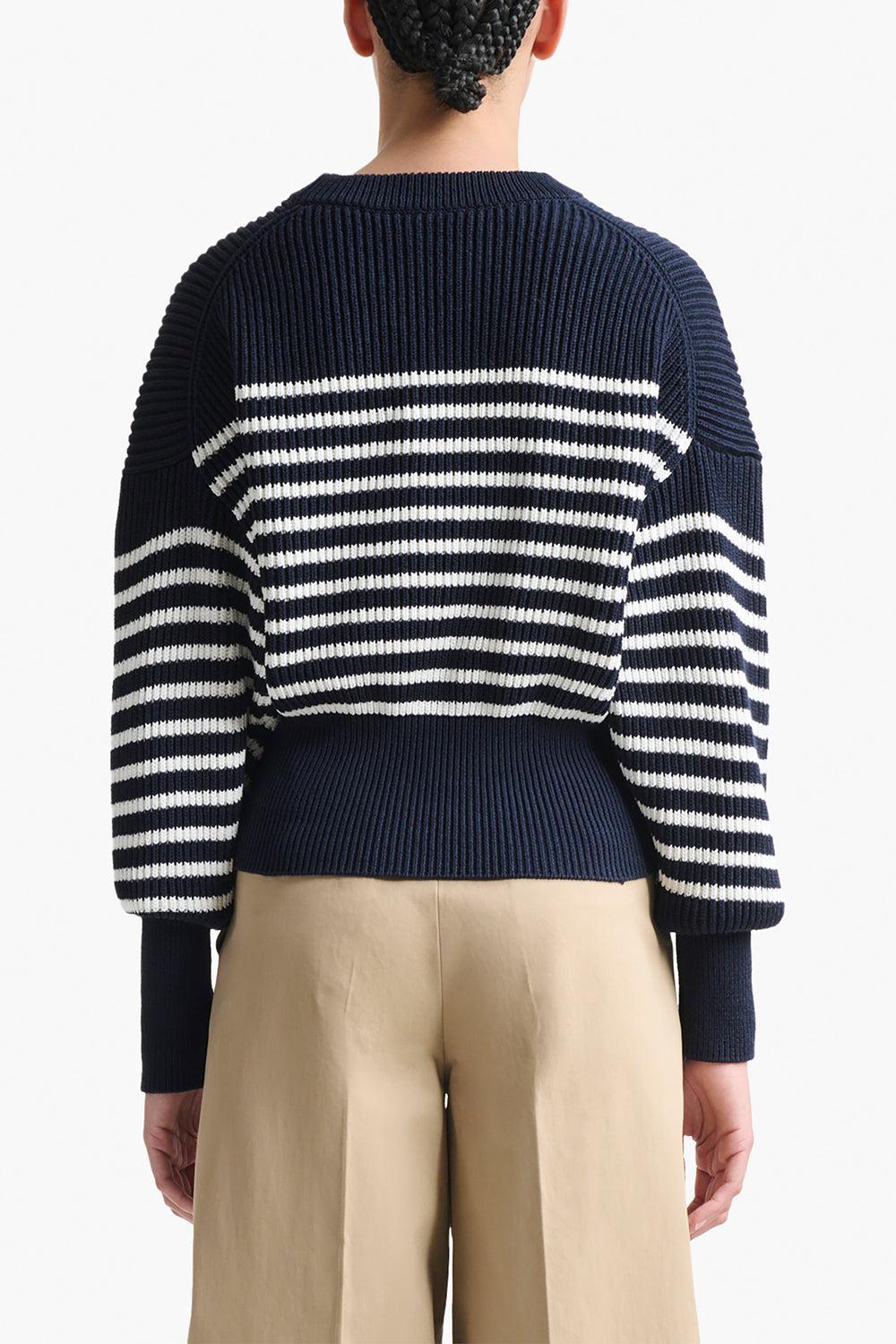 Tanessa Sweater-BERRY BLUE/NUETRAL WHITE-XS-CLOTHINGTOPKNITS-ALTUZARRA