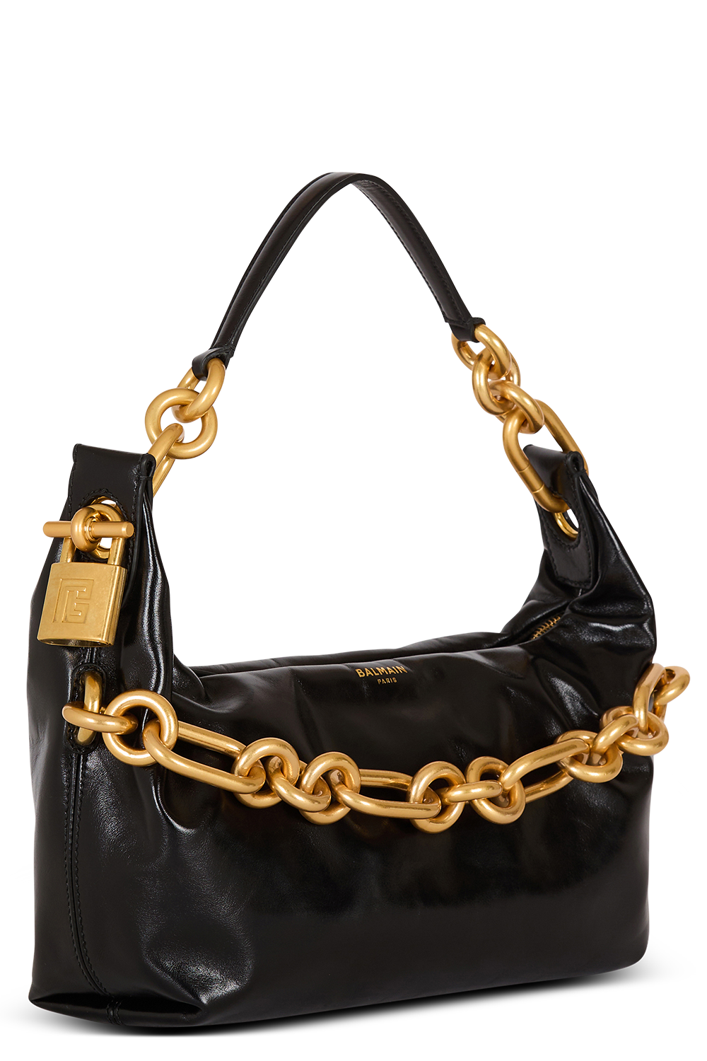 Medium Sync Bag - Noir-NOIR-HANDBAGTOP HANDLE-BALMAIN