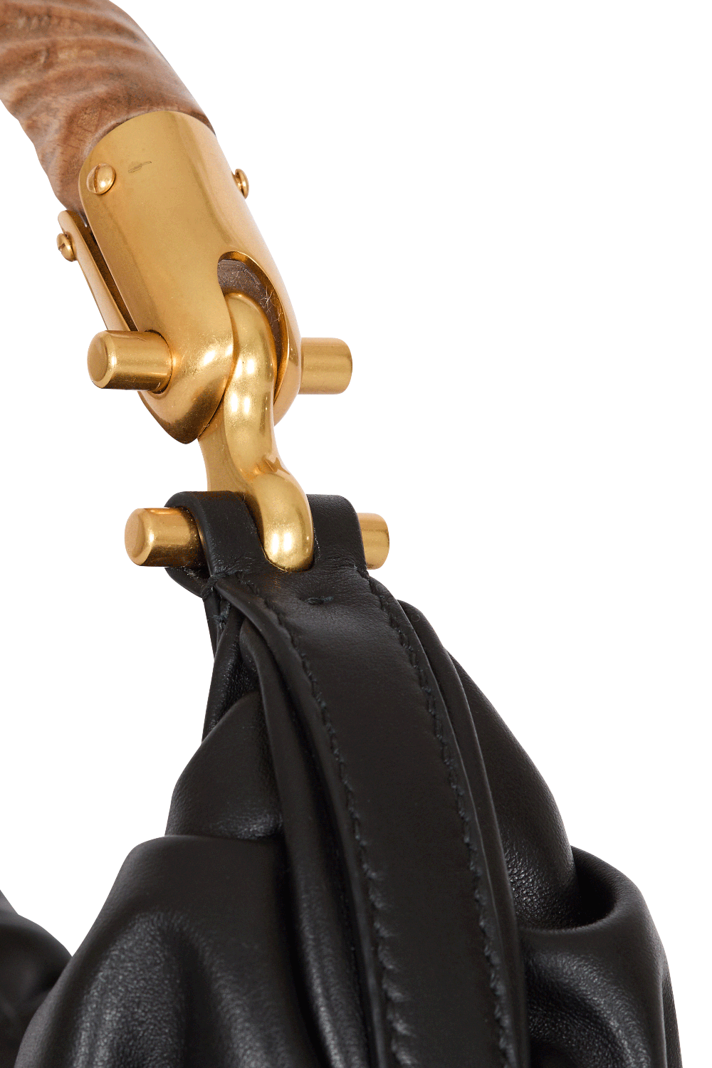 Medum Ebene Bag - Noir-NOIR-HANDBAGTOP HANDLE-BALMAIN