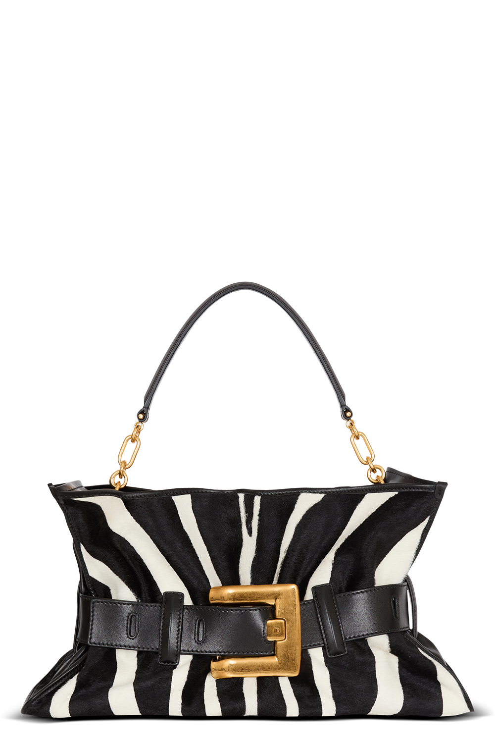 Medium Anthem Bag-NOIRBLNC-HANDBAGSHOULDER-BALMAIN