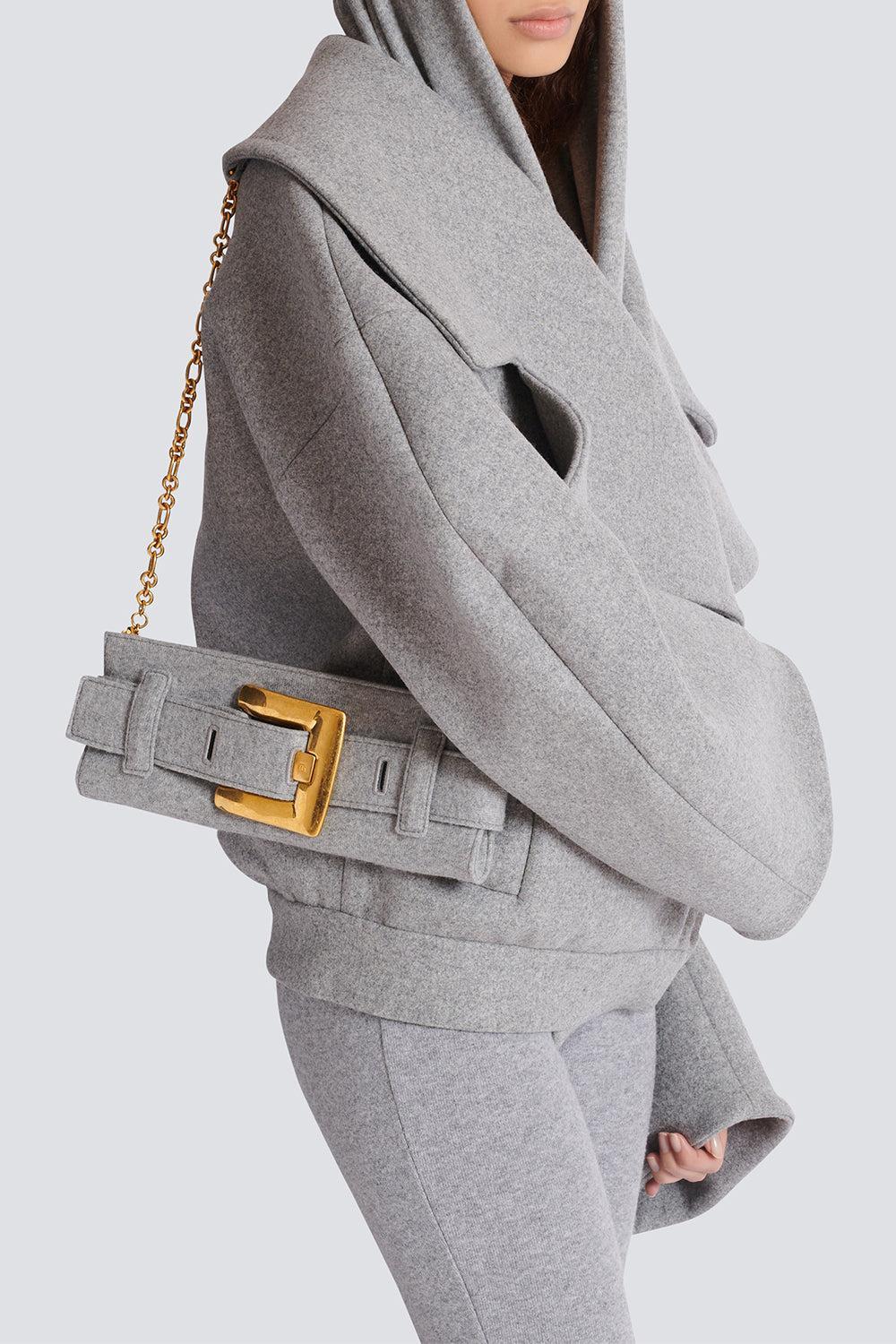 Anthem Clutch - Gris Chine Clair-GRISCHNE-HANDBAGCLUTCHES-BALMAIN