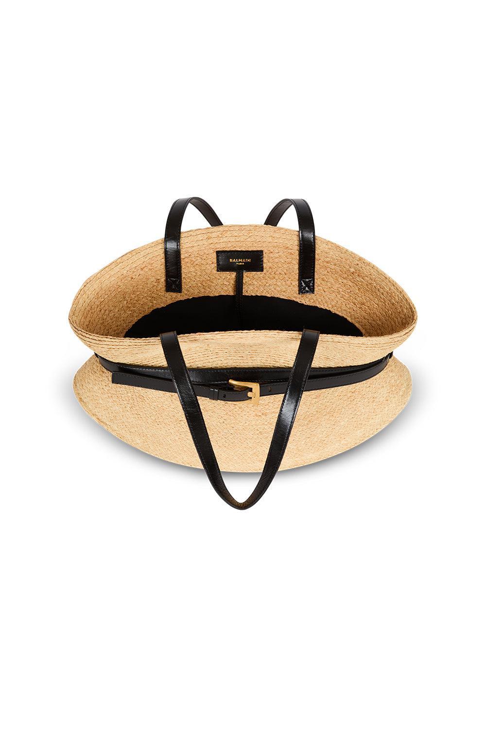 Medium Shuffle Bag-NTRLNOIR-HANDBAGSHOULDER-BALMAIN