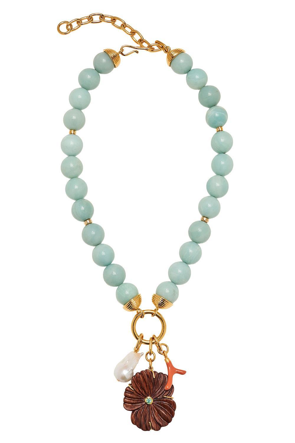 Amazonite Desert Bloom Necklace
