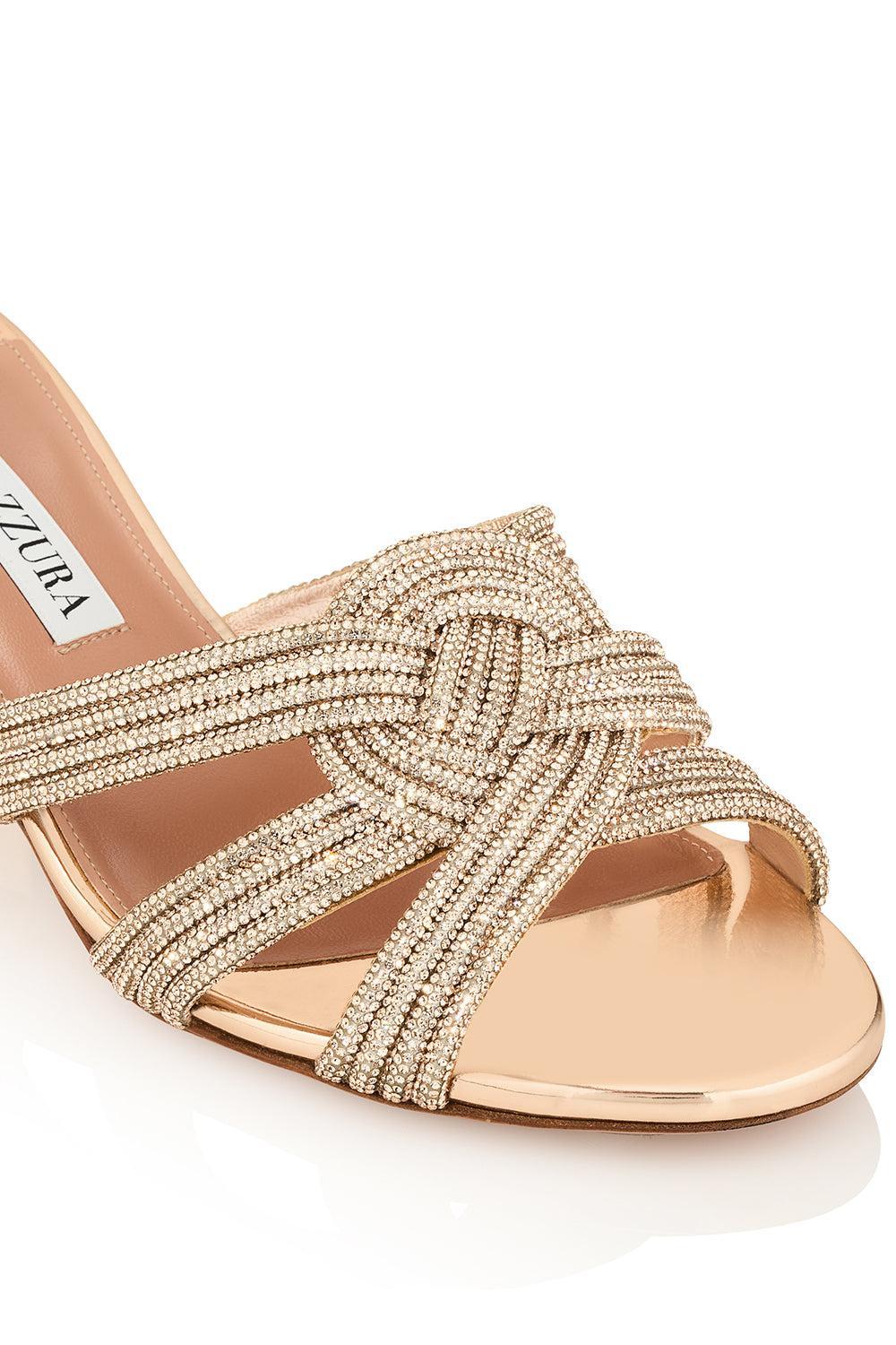Felix Mule 50-RSE GOLD-36-SHOESANDAL-AQUAZZURA