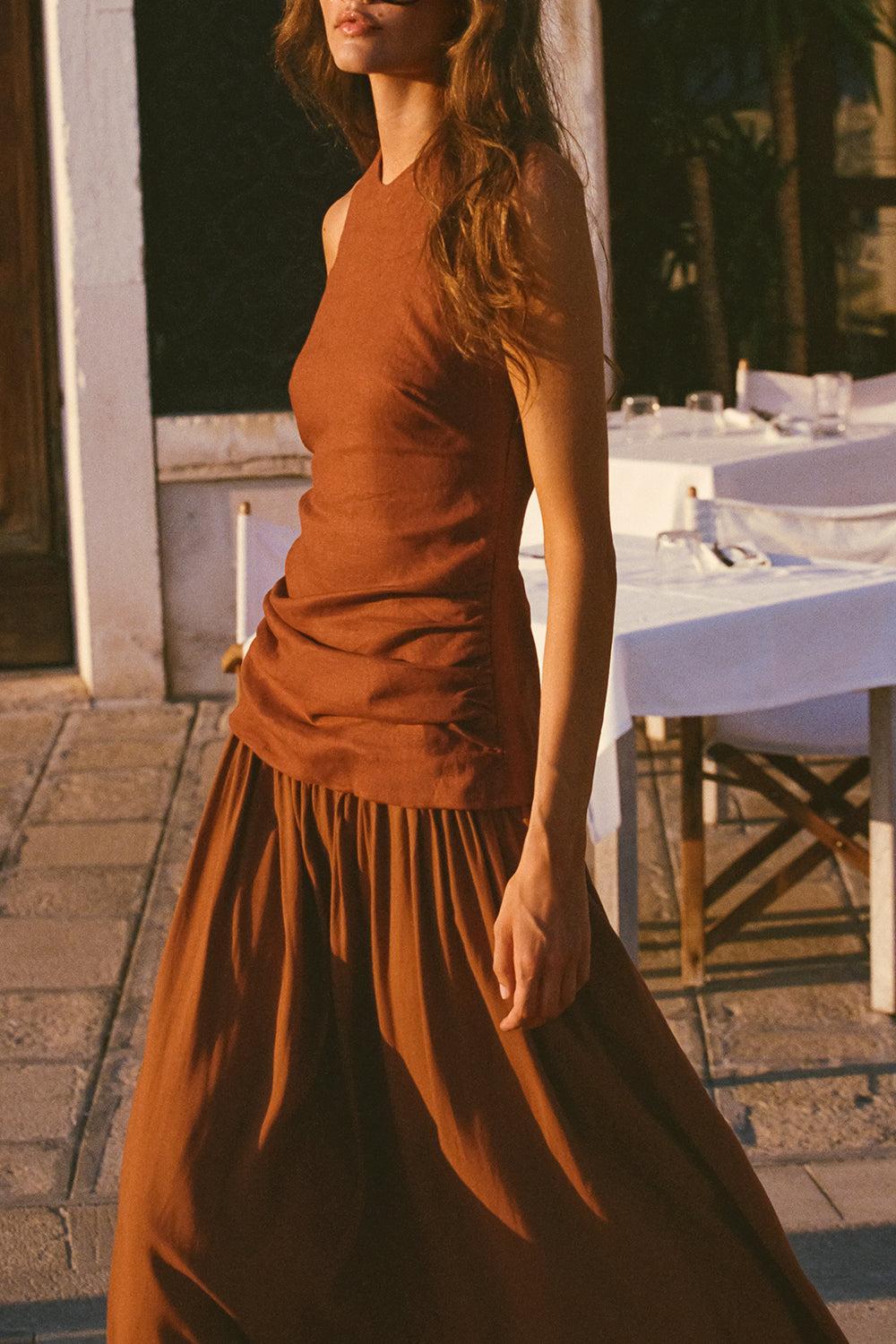 Tali Maxi Dress-BROWN-2-CLOTHINGDRESSCASUAL-FAITHFULL