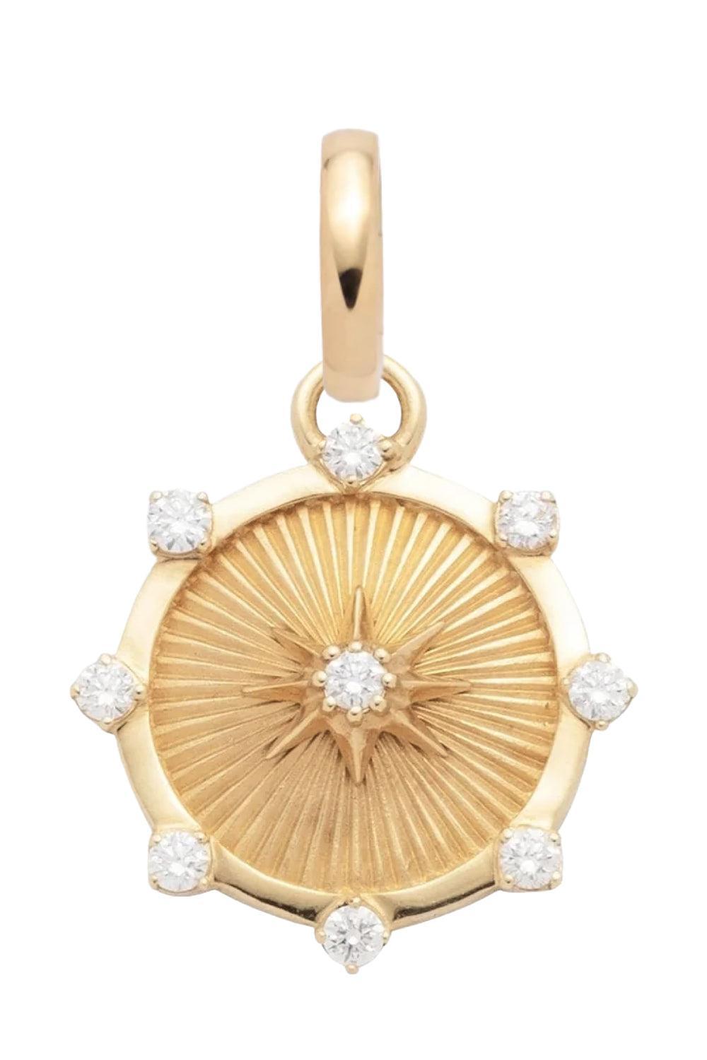 Foundation - Spark Baby Medallion-YELLOW GOLD-JEWELRYFINE JEWELPENDANT-FOUNDRAE