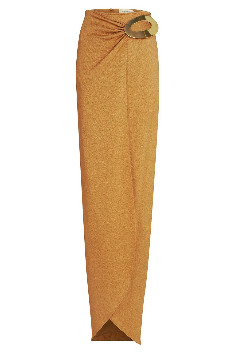 Gadea Skirt-OCHRE-XS-CLOTHINGSKIRTMAXI-SILVIA TCHERASSI