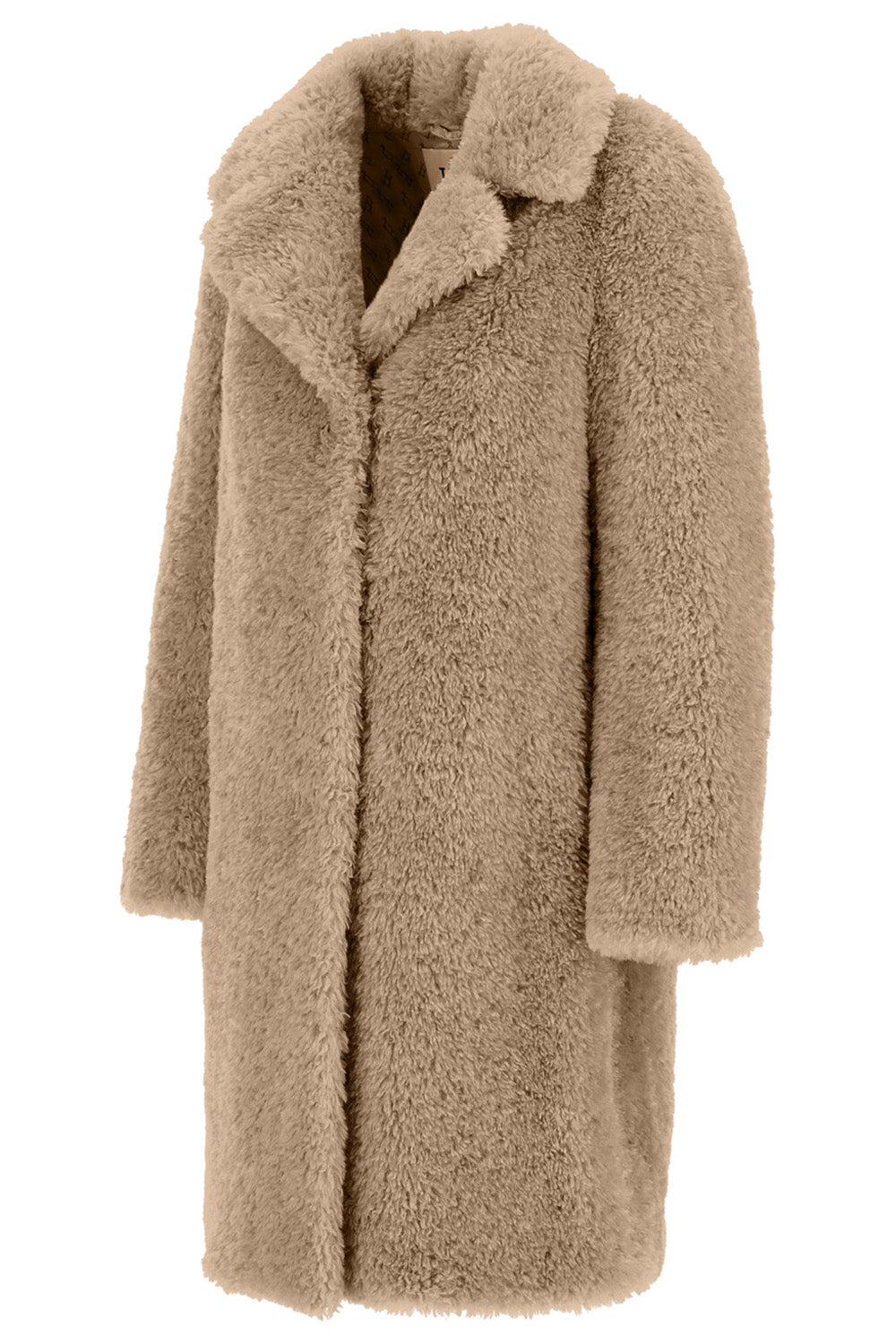 Faux Fur Long Coat-CHANTILLY-38-CLOTHINGCOATLONG-HERNO